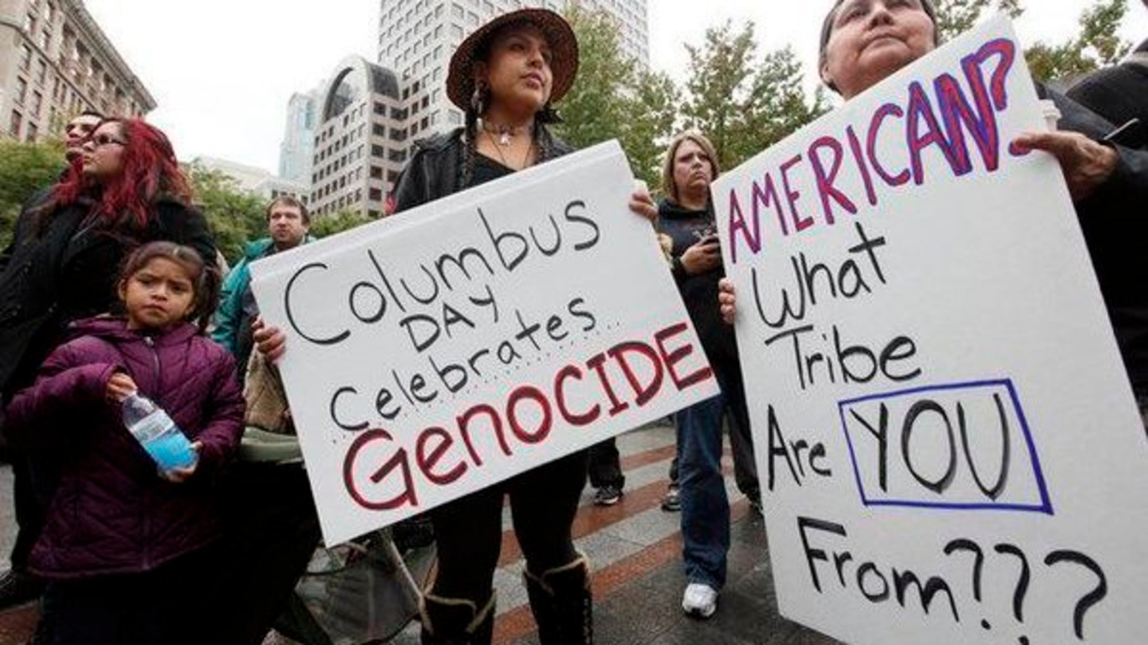 People throughout the county have protested Columbus Day for years. change.org
