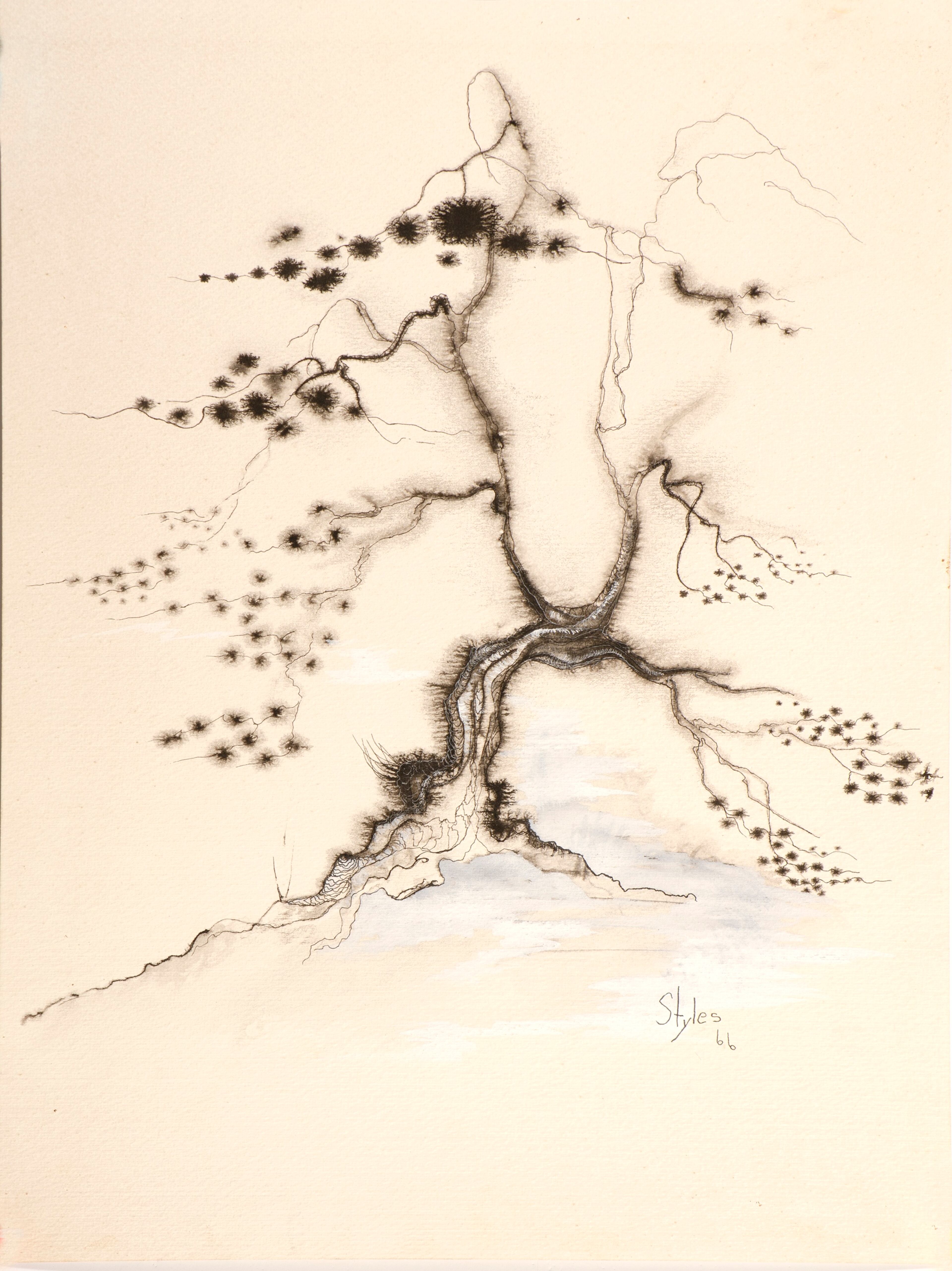 "Oriental Pine" (1966) by Freddie Styles. (Courtesy of Reis Birdwhistell)