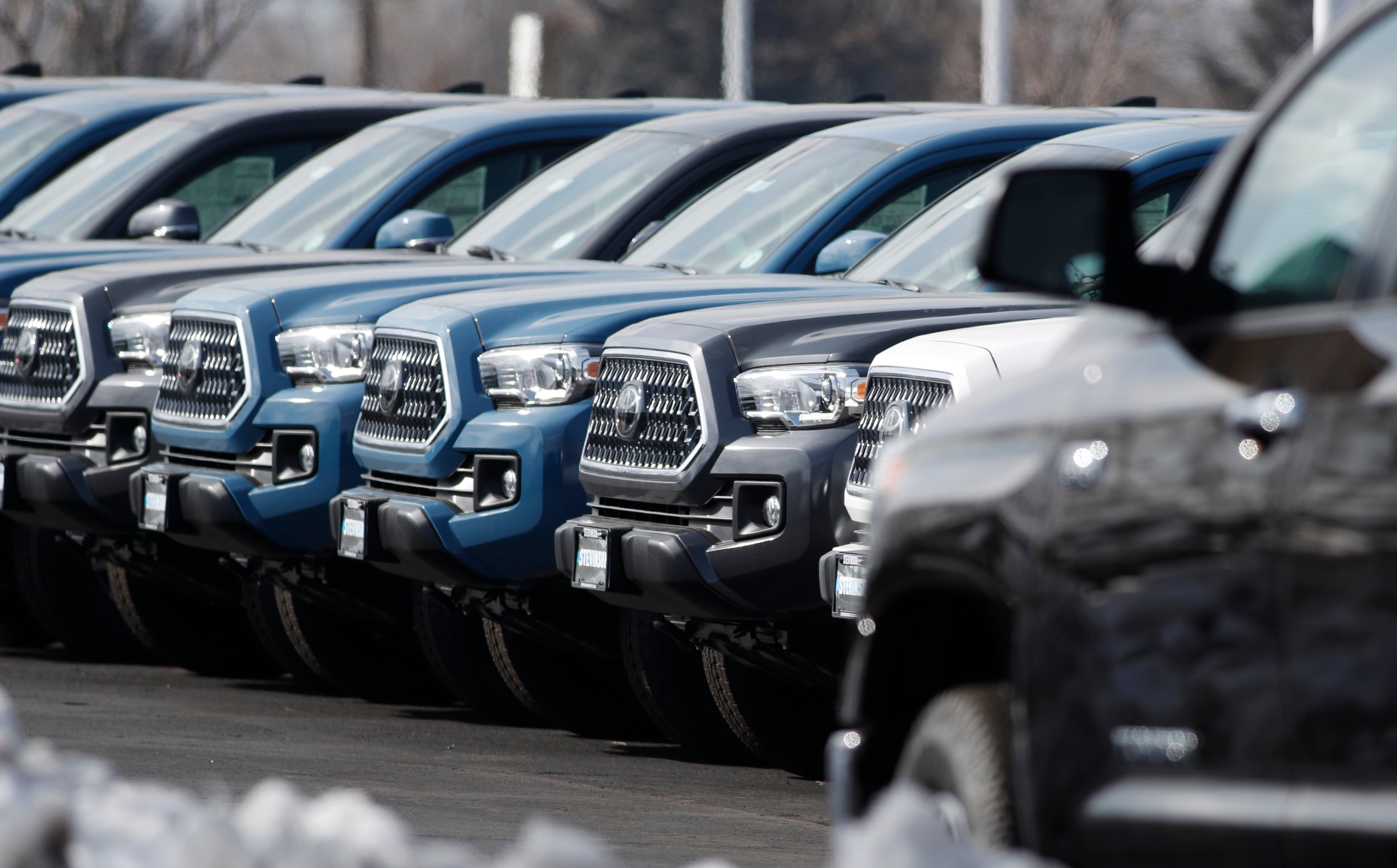 Gonna cost a lot to drive it off the lot. (David Zalubowski/AP)