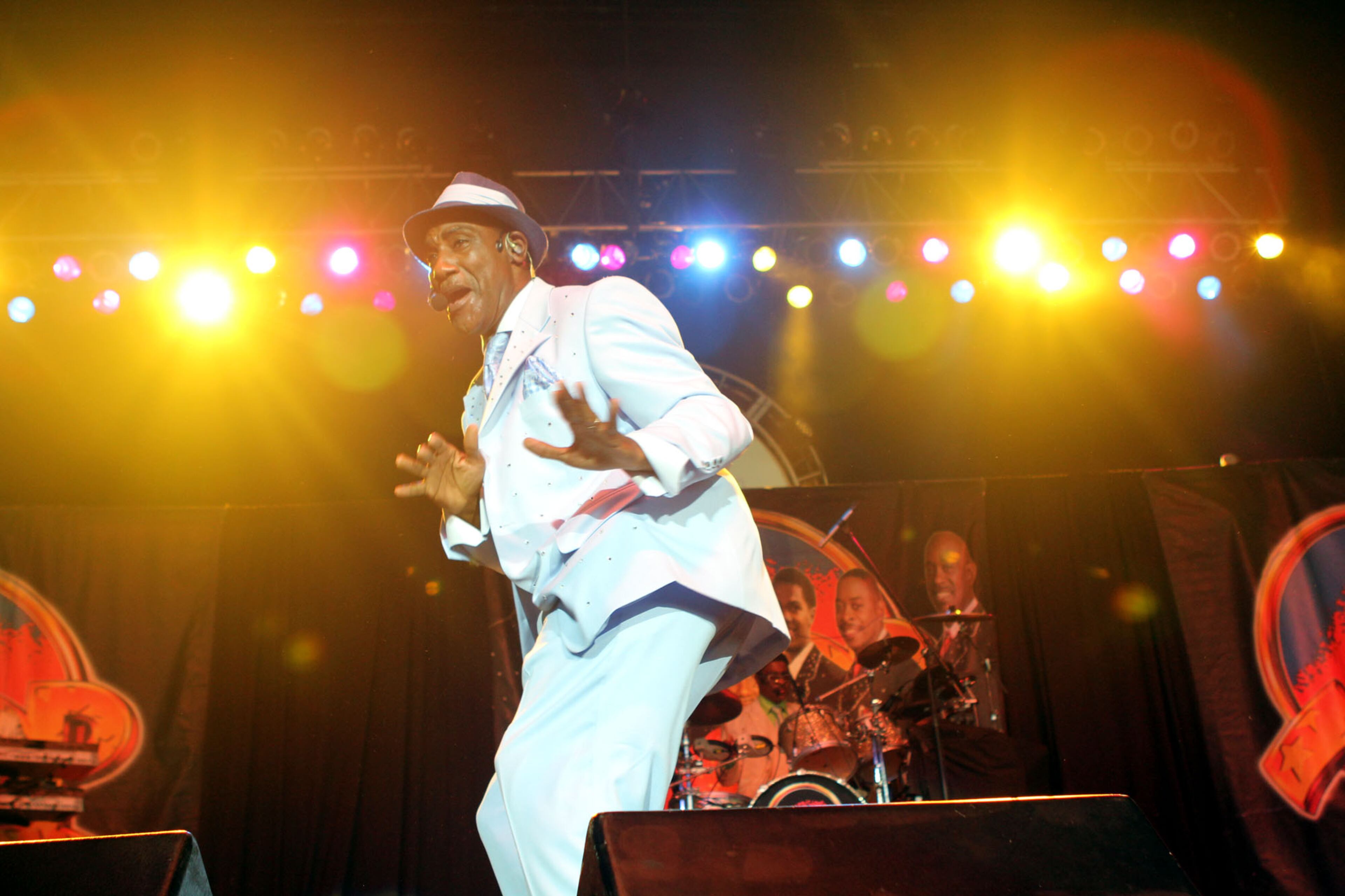 The Zapp Band performs at the 2013 Flashback Festival at Aaron's Amphitheatre at Lakewood in Atlanta on Saturday.