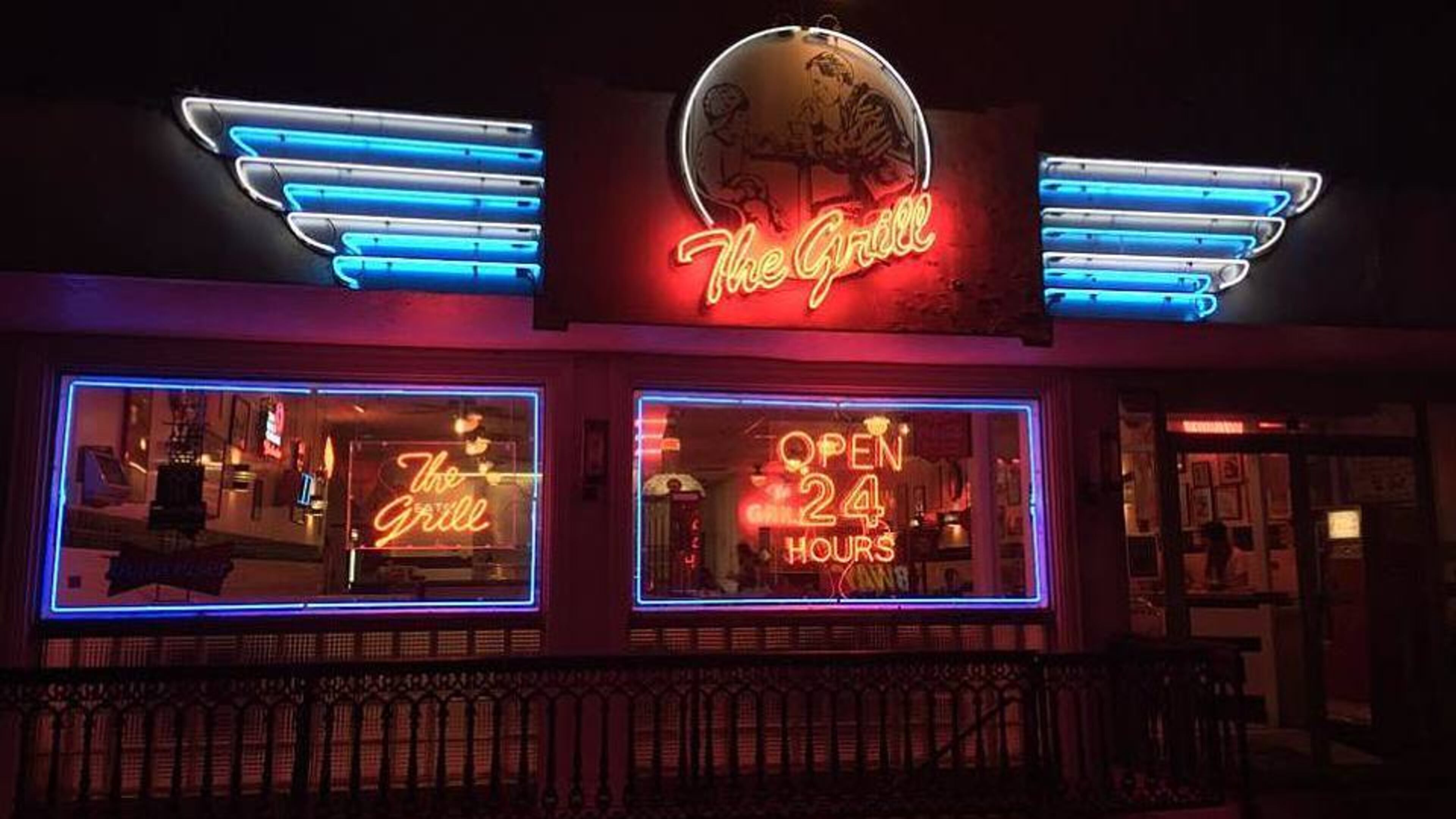 A top destination for dining in Athens, The Grill offers burgers, fries and shakes for late-night customers.