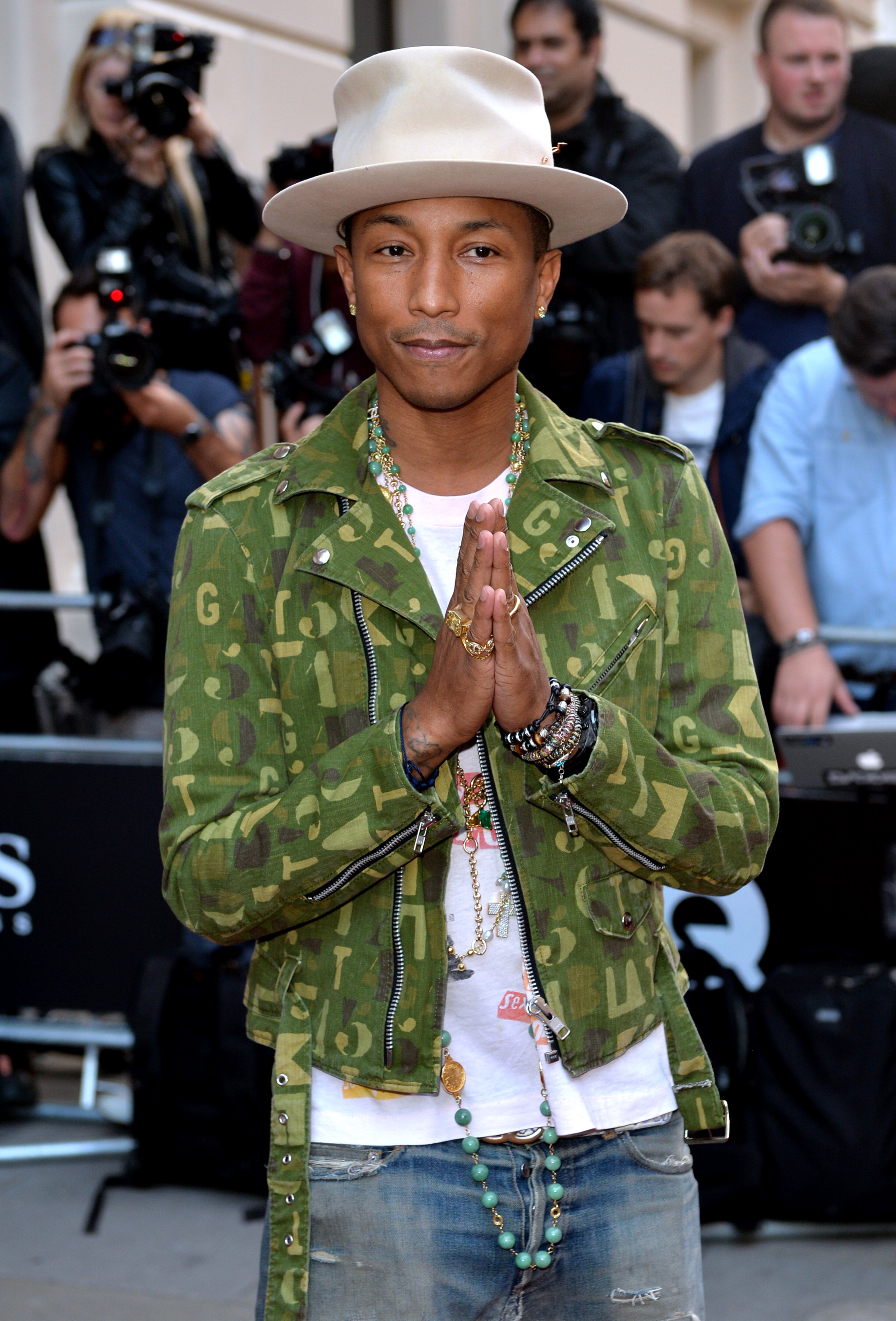 LONDON, ENGLAND - SEPTEMBER 02: Pharrell Williams attends the GQ Men of the Year awards at The Royal Opera House on September 2, 2014 in London, England. (Photo by Anthony Harvey/Getty Images)