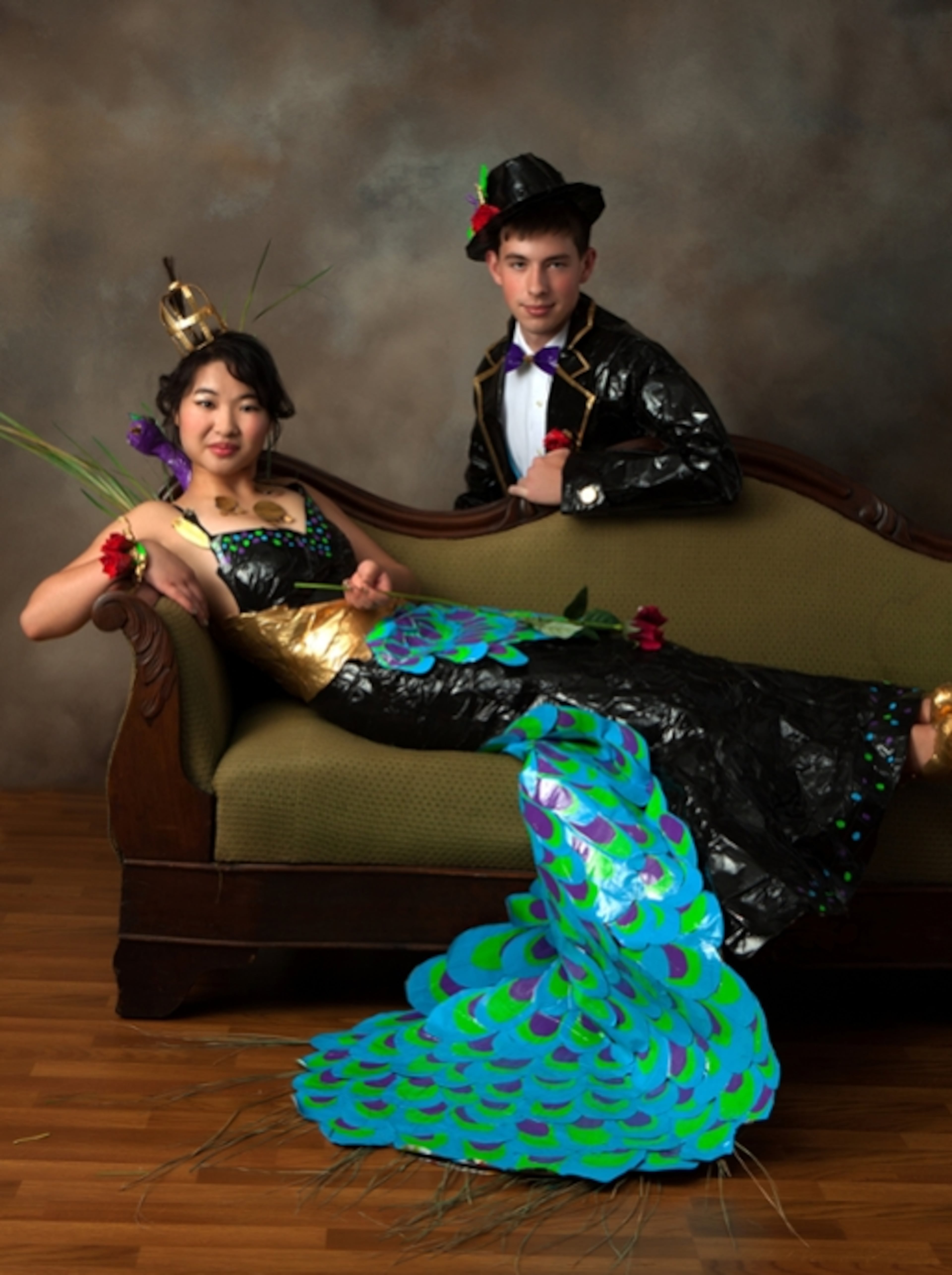 Here are some of the entrants into the 2015 Duck Brand Duct Tape Stuck at Prom scholarship competition.