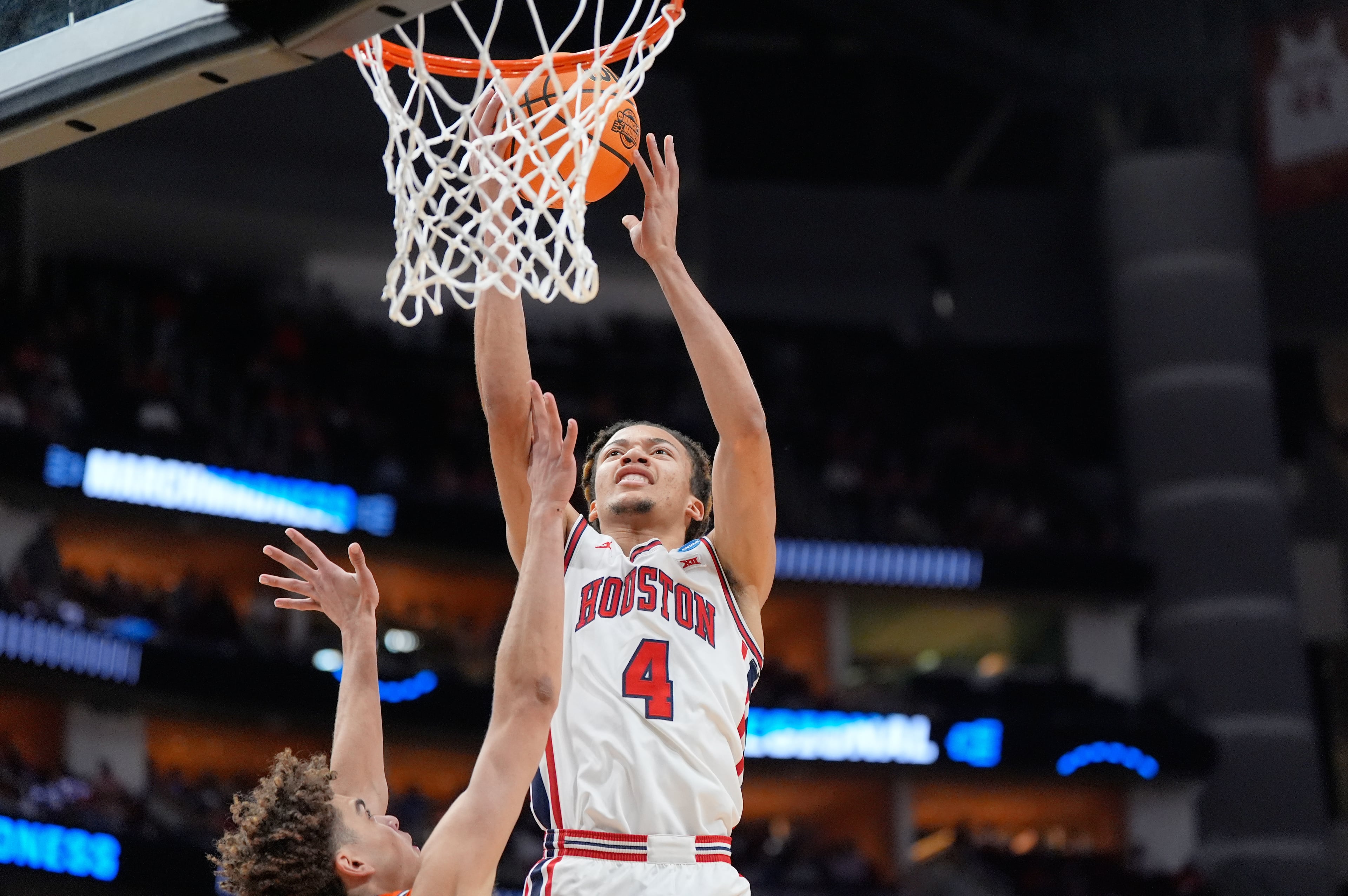 NCAA Illinois Houston Basketball