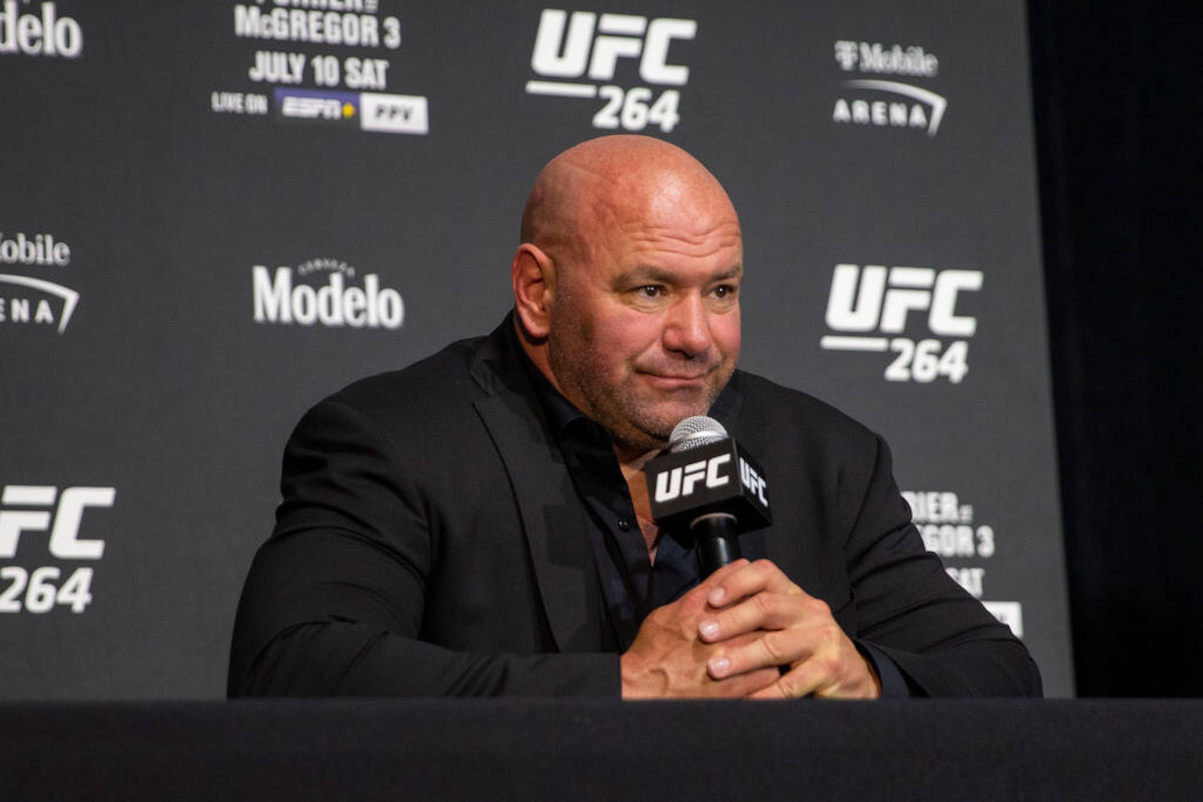 The CEO of the Ultimate Fighting Championship (UFC) was the final speaker to address the RNC before Trump accepted his nomination, a spot usually held by a family member of the nominee. White’s relationship with Trump stems back to 2001, when the real estate mogul opened up the Trump Taj Mahal in New Jersey to UFC events. During his speech, White called Trump a fighter and the “toughest, most resilient human being” he had ever met. (Heidi Fang/Las Vegas Review-Journal/TNS)