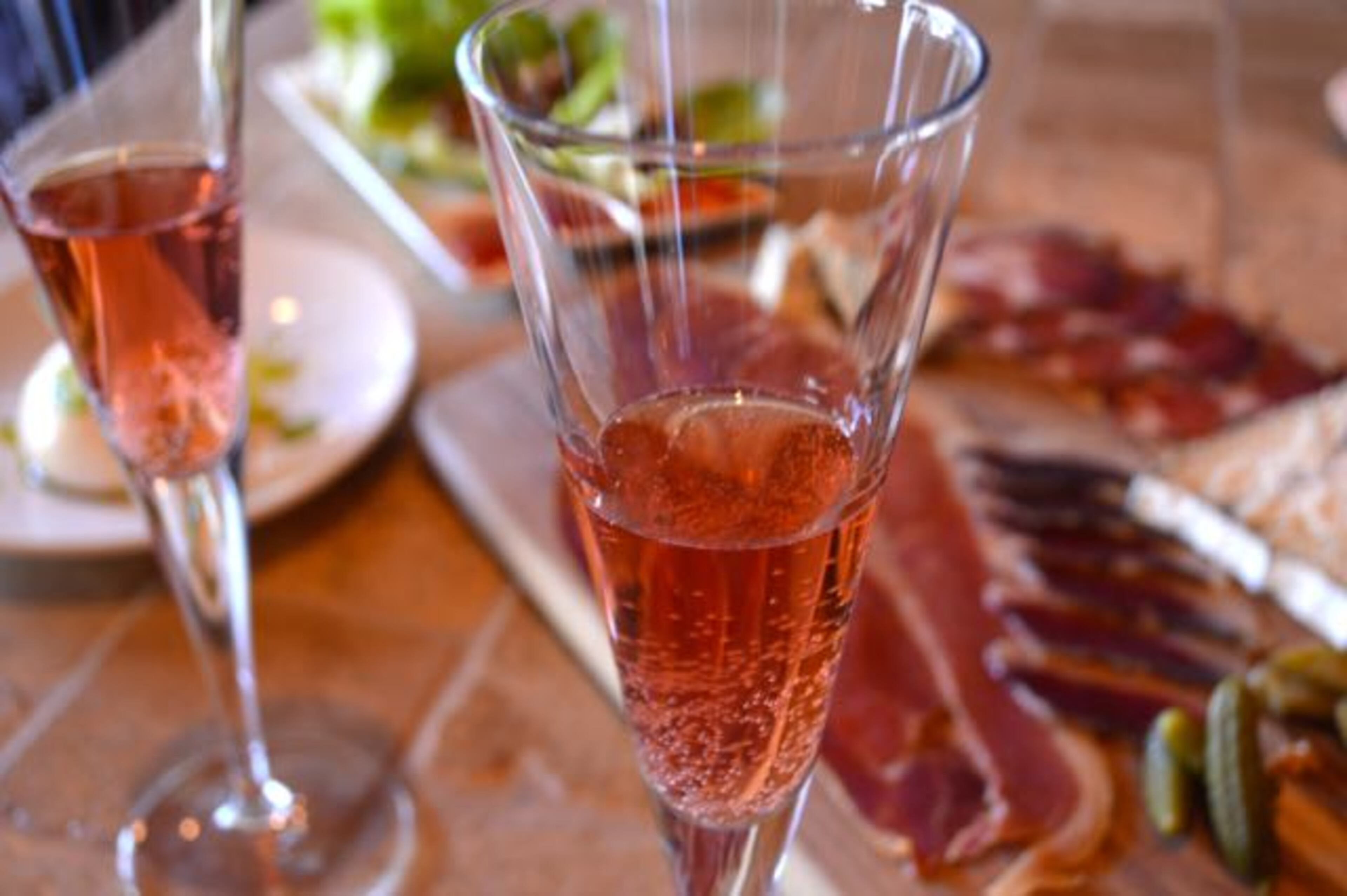 Rose wine at Vine & Tap