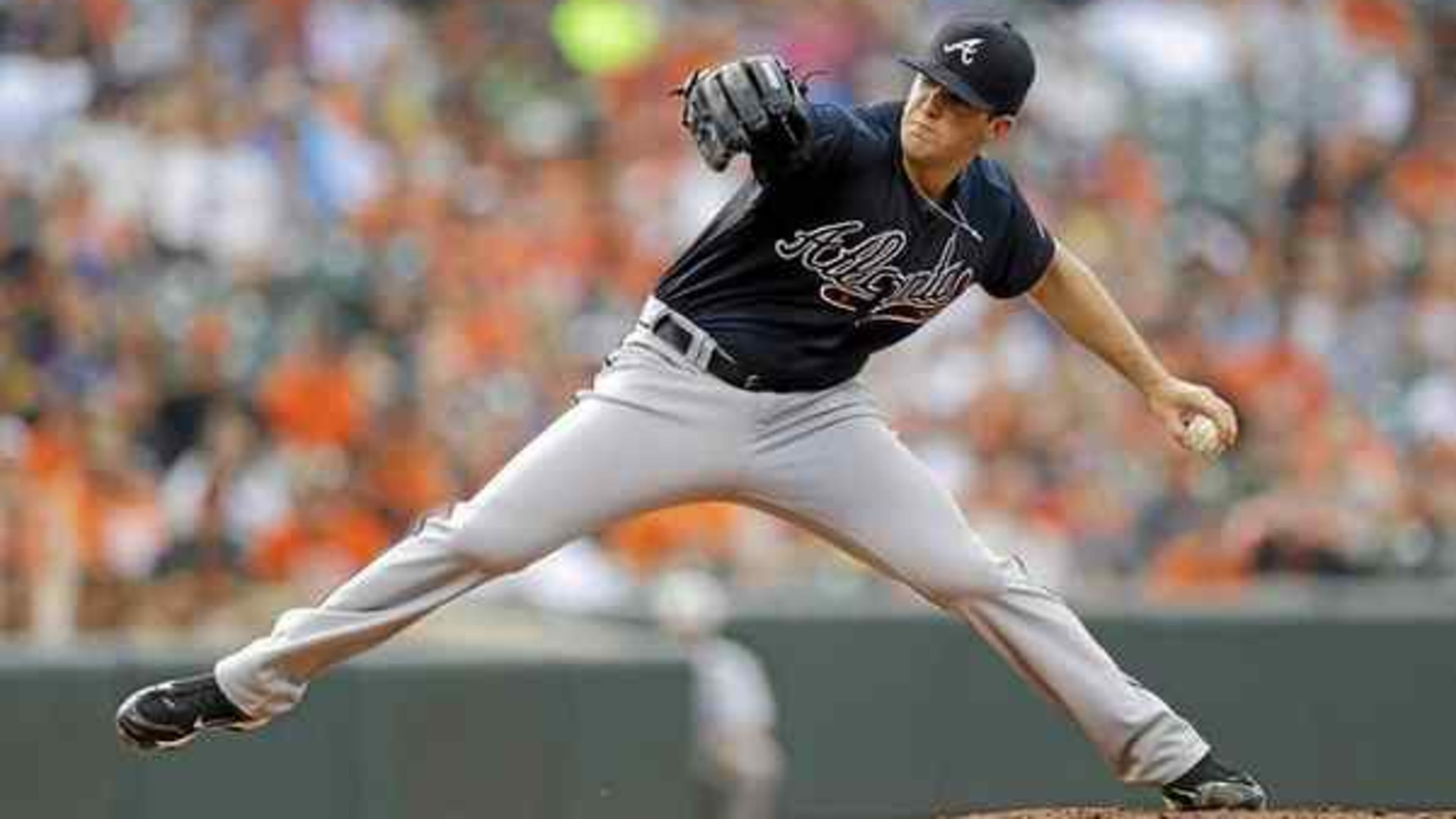 Former Braves left-hander Alex Wood is 11-0 with a 1.56 ERA this season for the Dodgers and faces Atlanta on Friday in the second game of a four-game series at Dodger Stadium. (AP file photo)