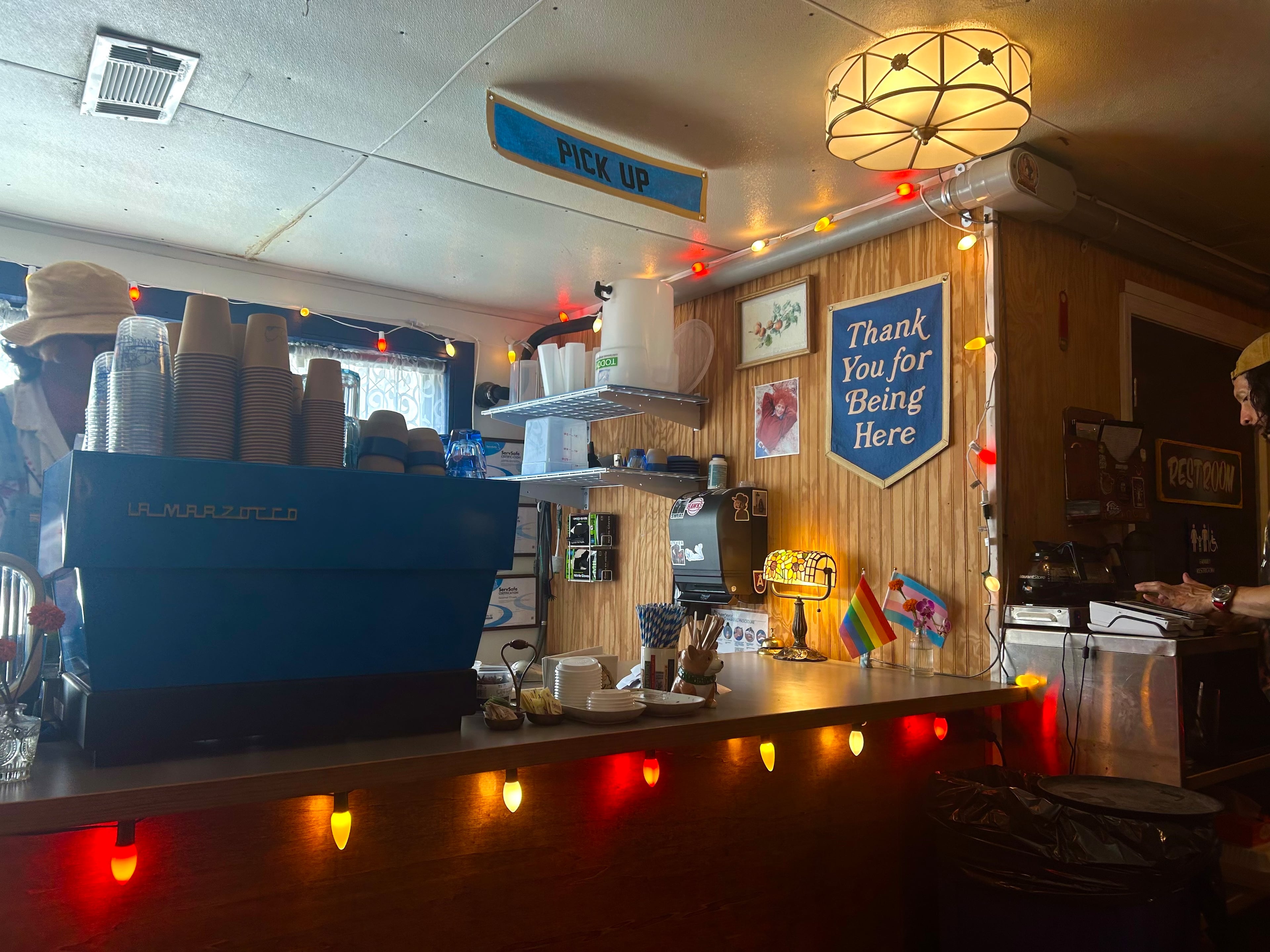 Storyteller Goods is a cafe tucked away inside the Home Grown restaurant in the Reynoldstown neighborhood. Owner Justin Brostek prioritizes housemade syrups. (Olivia Wakim/AJC)