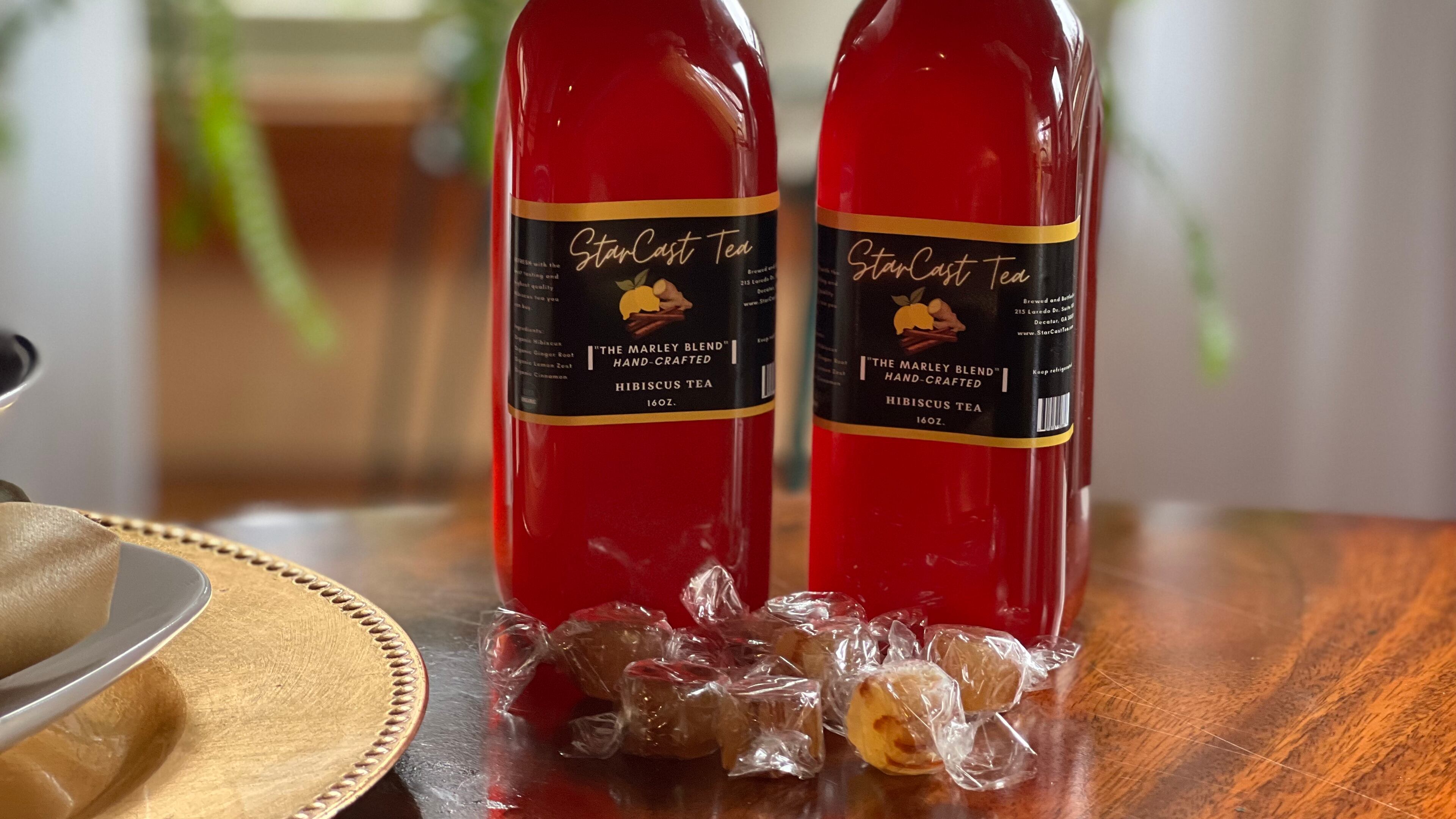 Hibiscus tea and ginger throat drops from StarCast. Courtesy of Tiffany Ghent
