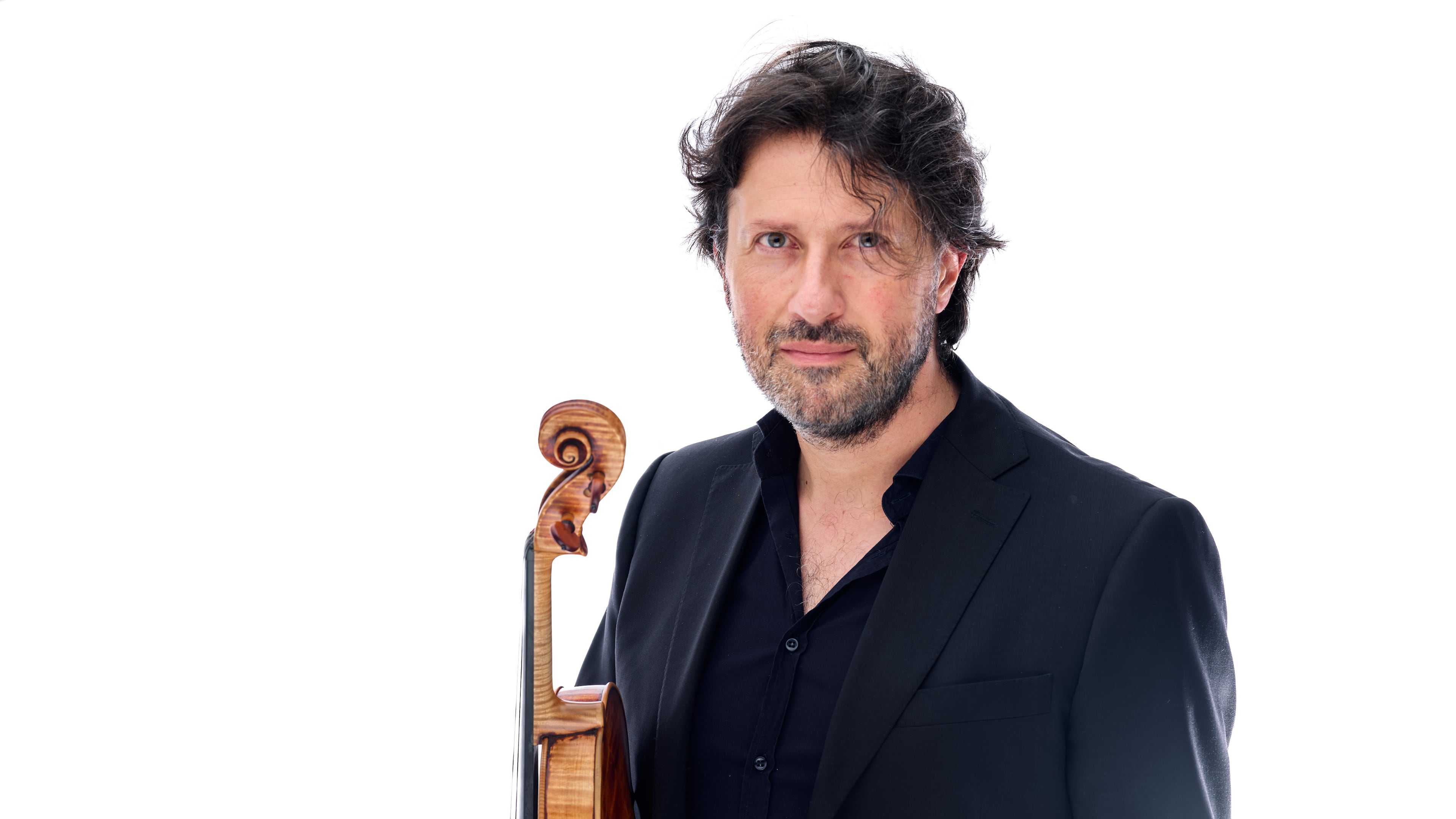 A self-portrait by violist Ettore Causa.