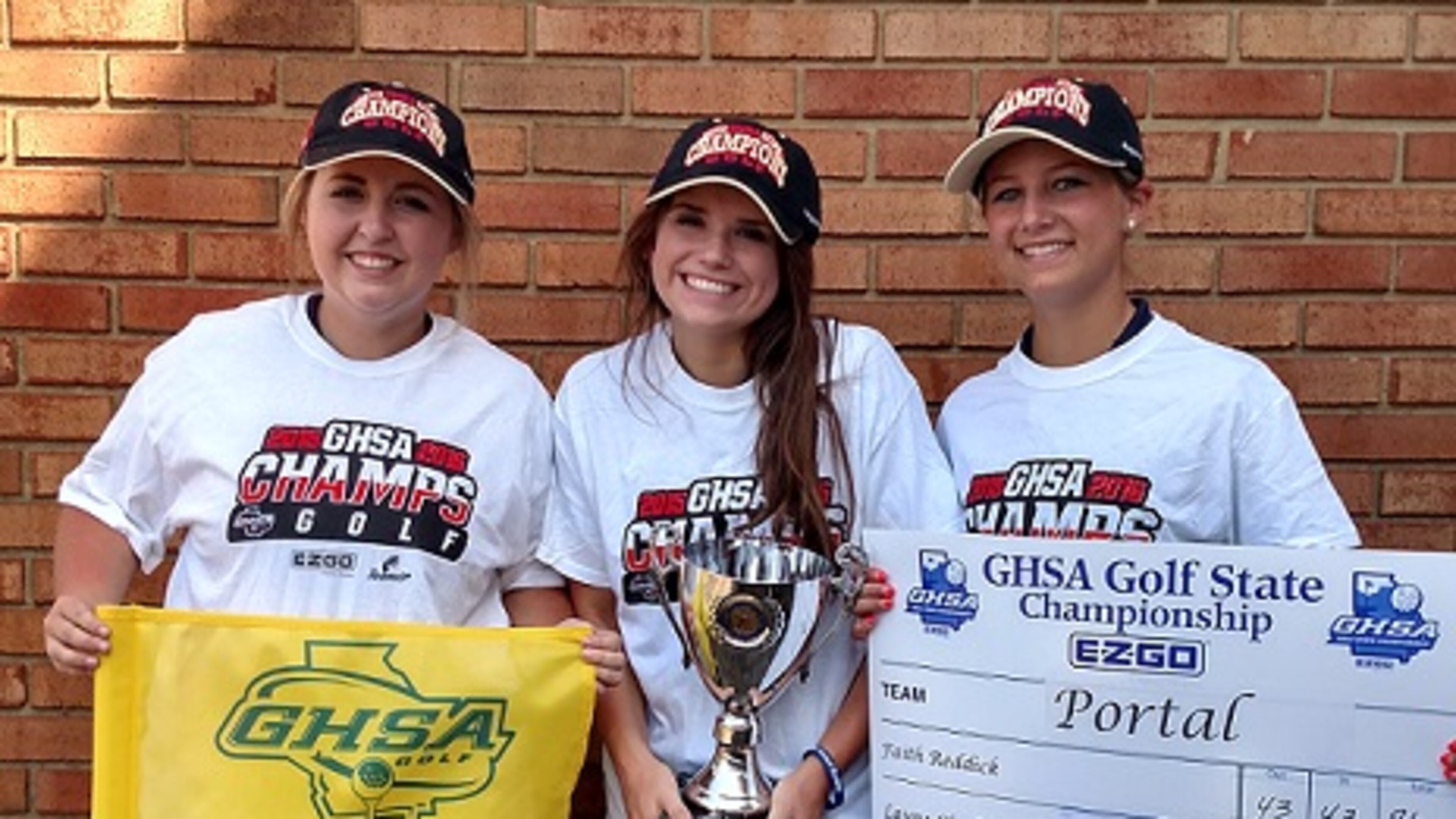 Layne Clark (11th), Caitlyn Girardeau (12th) and Faith Reddick (11th).