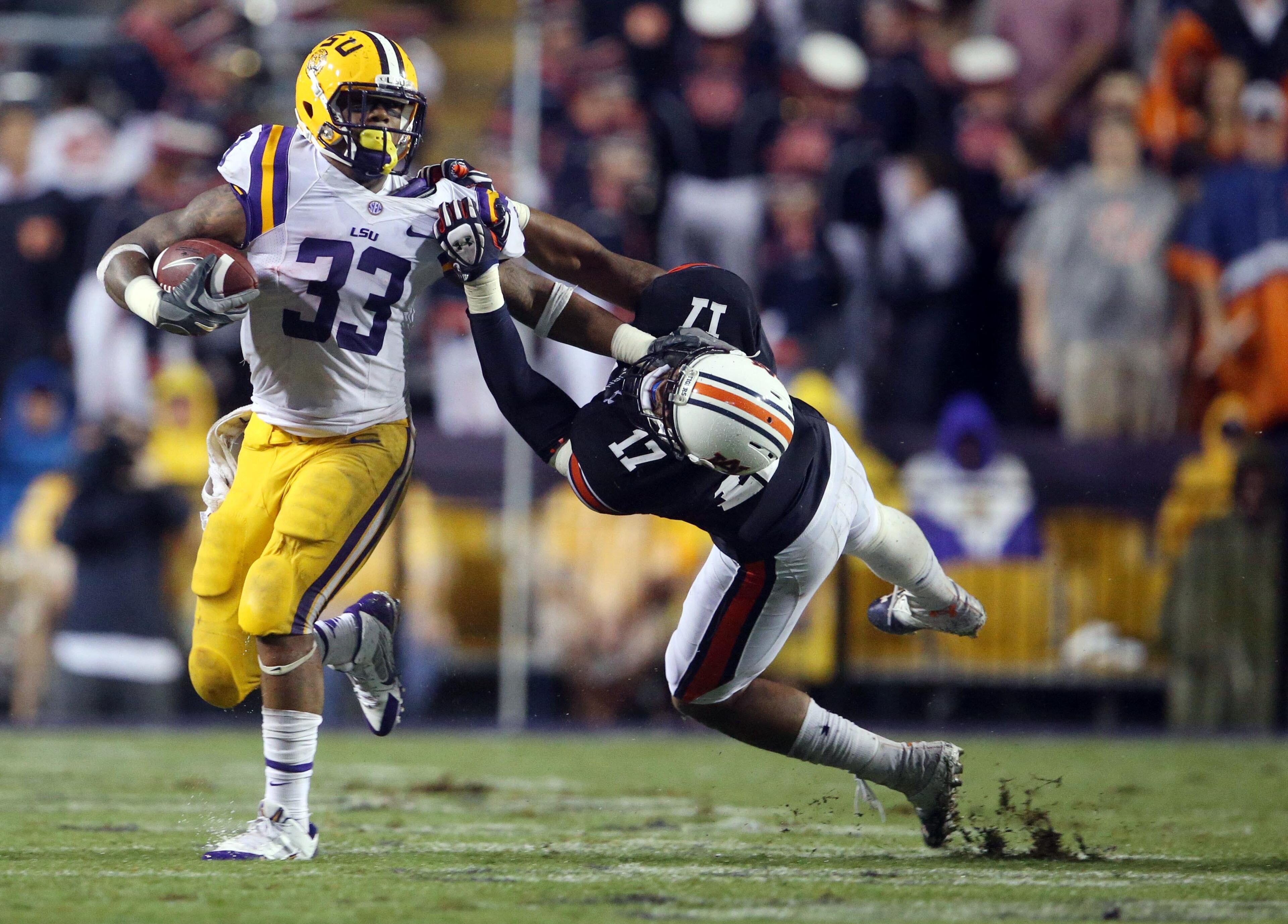.... and Jeremy Hill of LSU.