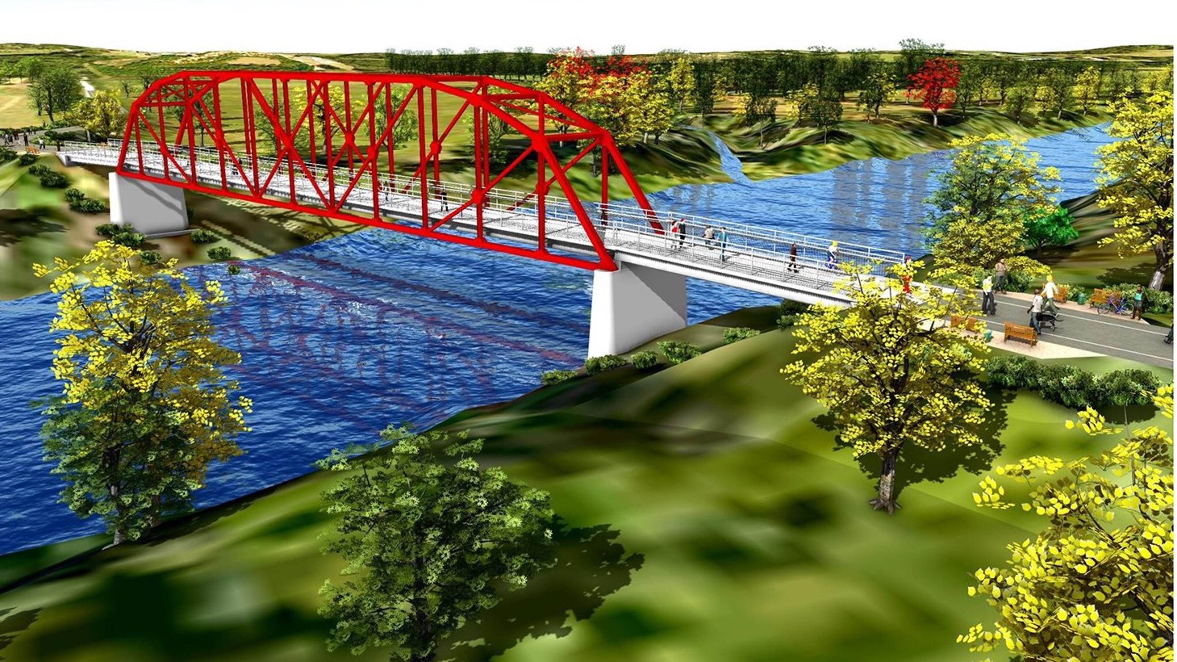 Gwinnett SPLOST funds will help build new bridge over the Chattahoochee River. (Courtesy City of Duluth)