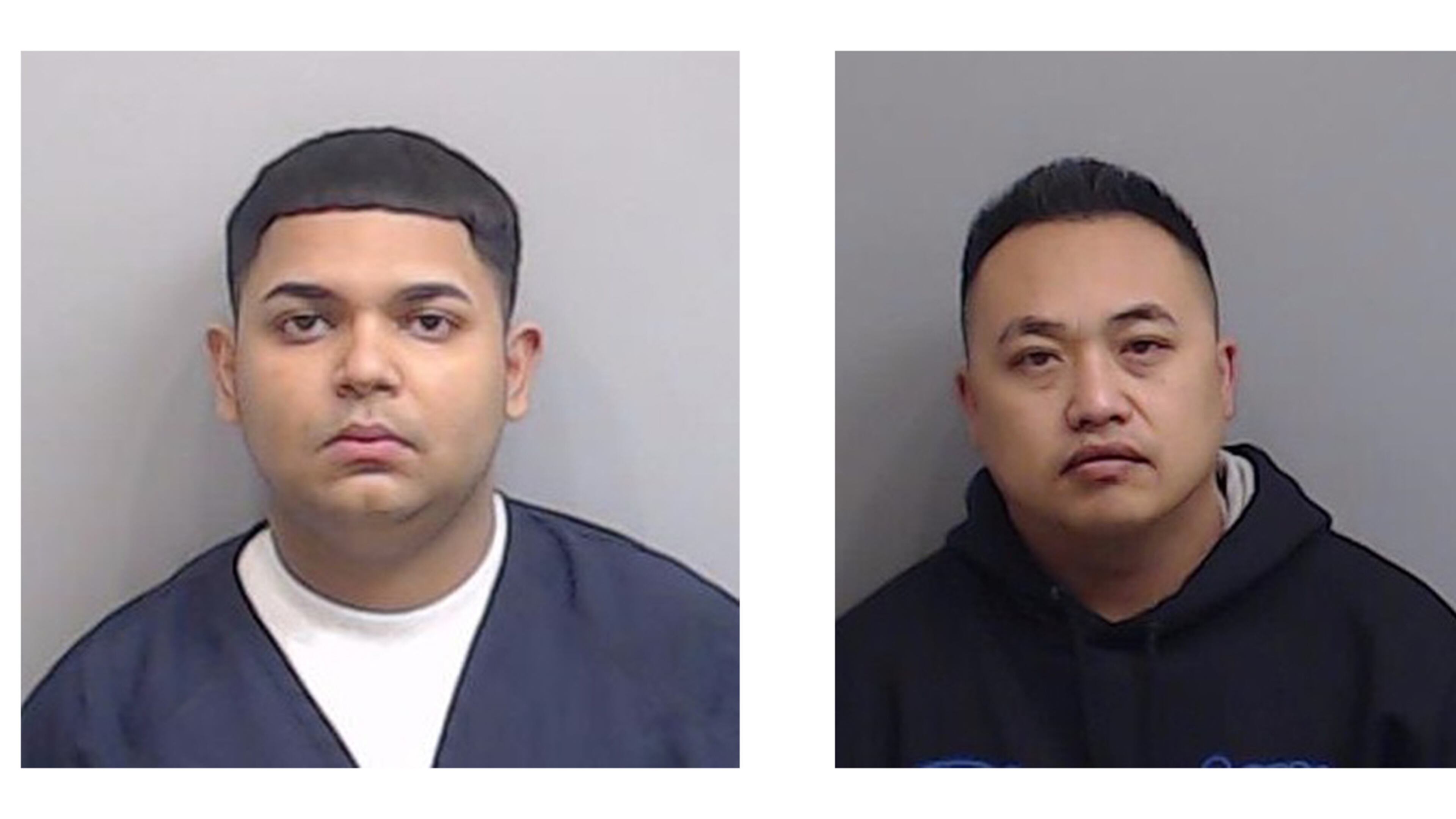 Mushfiq Ali Nafi (left) and Ge Vang are each charged with two counts of felony murder.