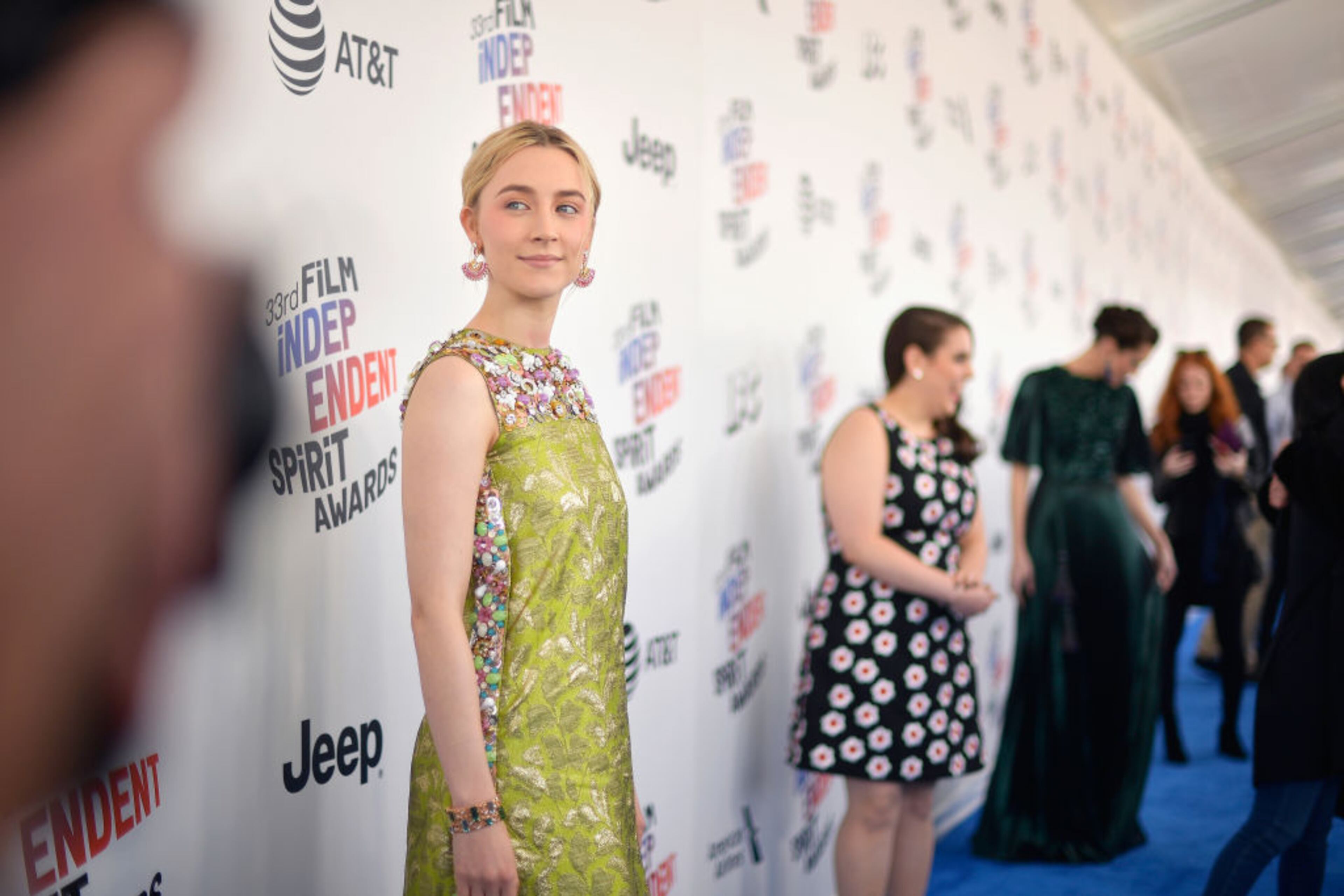 SANTA MONICA, CA - MARCH 03: Actor Saoirse Ronan attends the 2018 Film Independent Spirit Awards on March 3, 2018 in Santa Monica, California. (Photo by Matt Winkelmeyer/Getty Images)