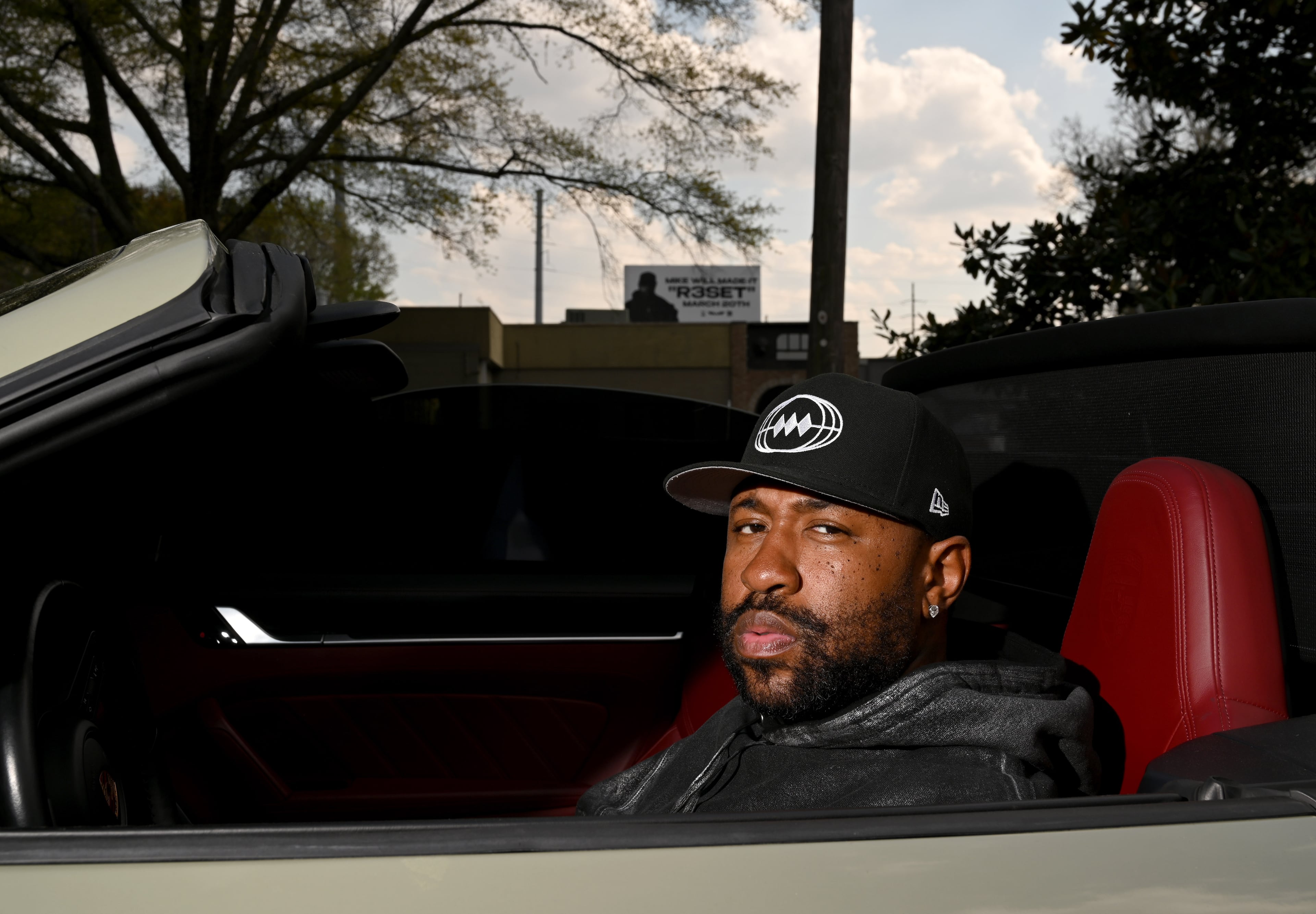 Michael Len Williams II, known as Mike Will Made-It, poses at his studio, “The Wxllxm,” on March 26 after releasing his first album in nearly a decade. (Hyosub Shin/AJC)