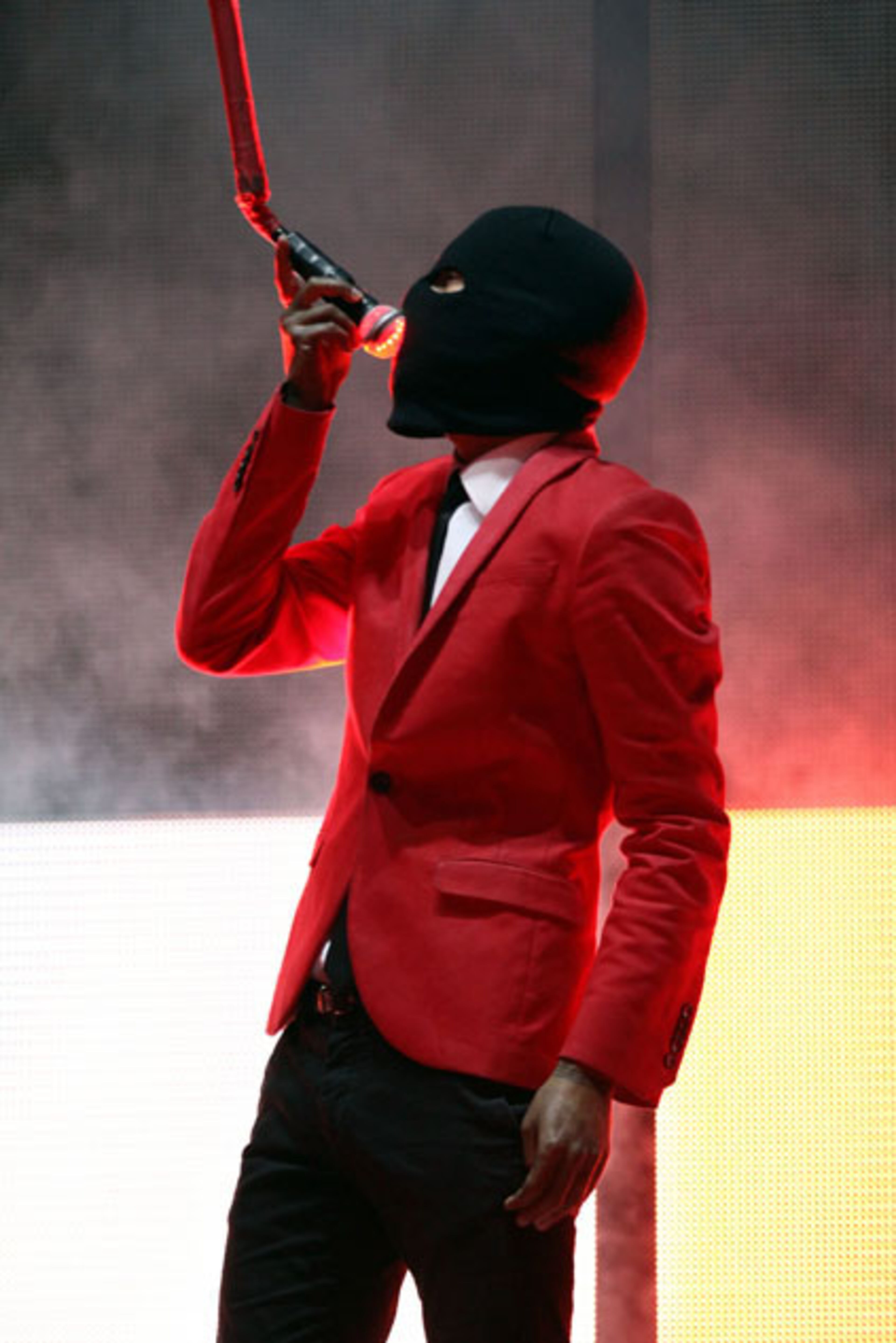 Twenty One Pilots singer Tyler Joseph performs "Heavydutysoul" during the band's Emotional Roadshow World Tour at a sold-out Infinite Energy Center on Saturday, August 6, 2016. Mutemath and Chef's Special opened the high energy show. Robb Cohen Photography & Video /www.RobbsPhotos.com