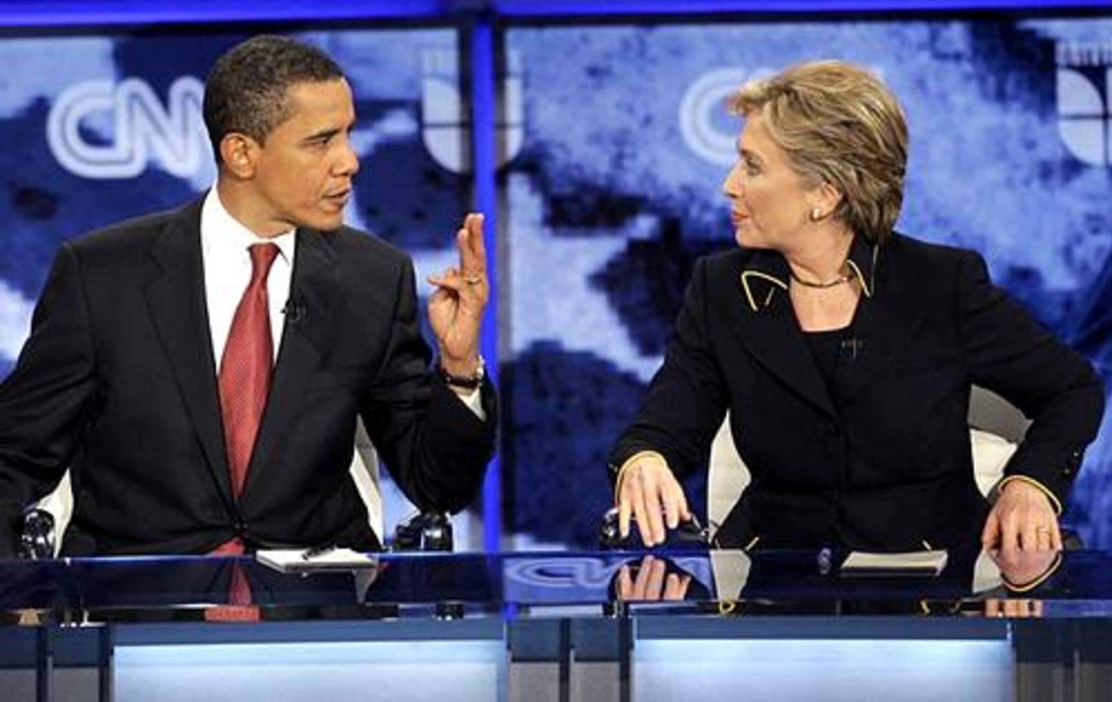 During Thursday night's debate, Hillary Rodham Clinton questioned Barack Obama's use in campaign speeches of words first uttered by his friend, Massachusetts Gov. Deval Patrick. "Lifting whole passages from someone else's speeches is not change you can believe in, it's change you can Xerox," she said. Obama dismissed the charge out of hand.
