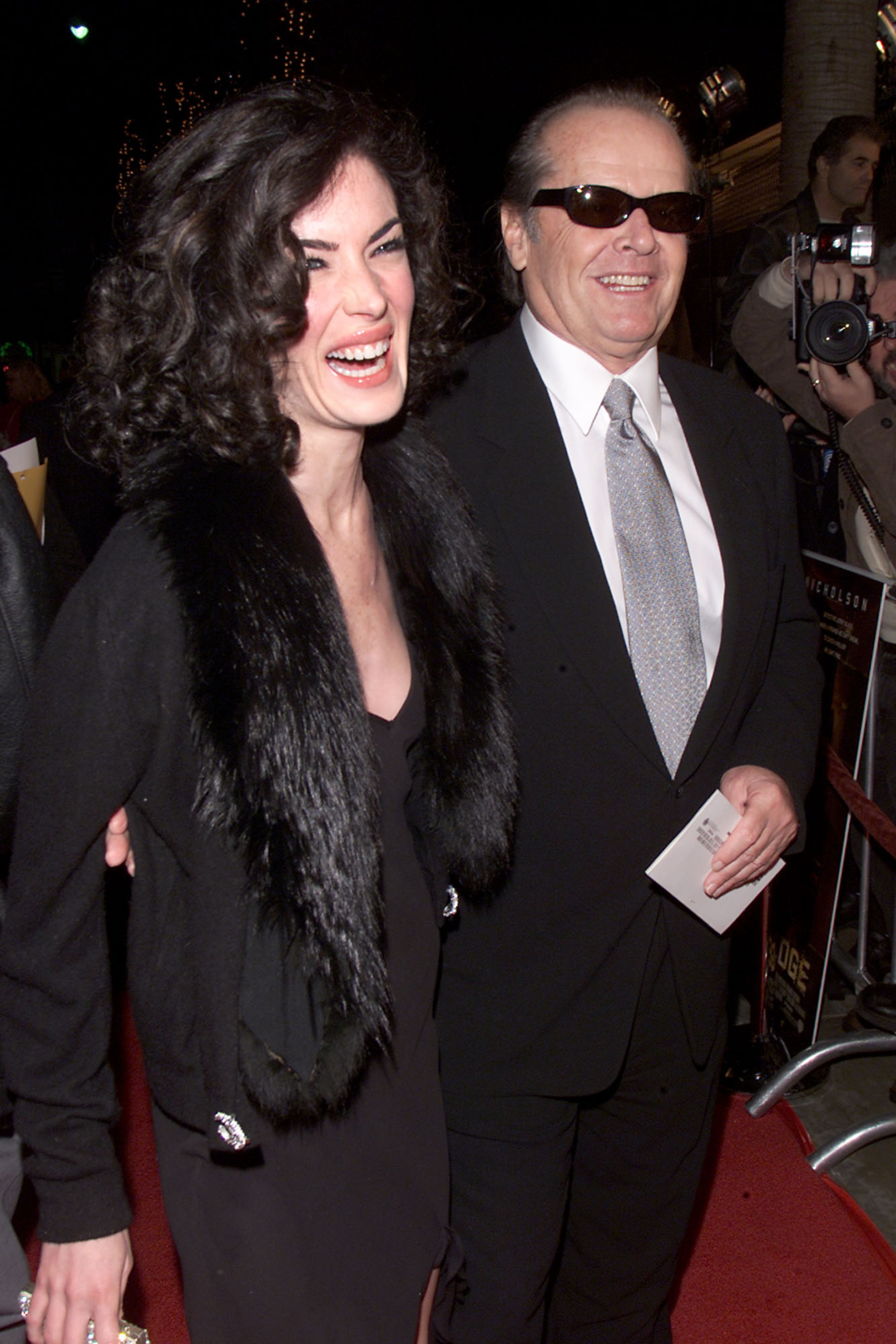 Jack Nicholson and Lara Flynn Boyle arrive at the premiere of "The Pledge" at the Egyptian Theater in Los Angeles on Jan. 9, 2001.