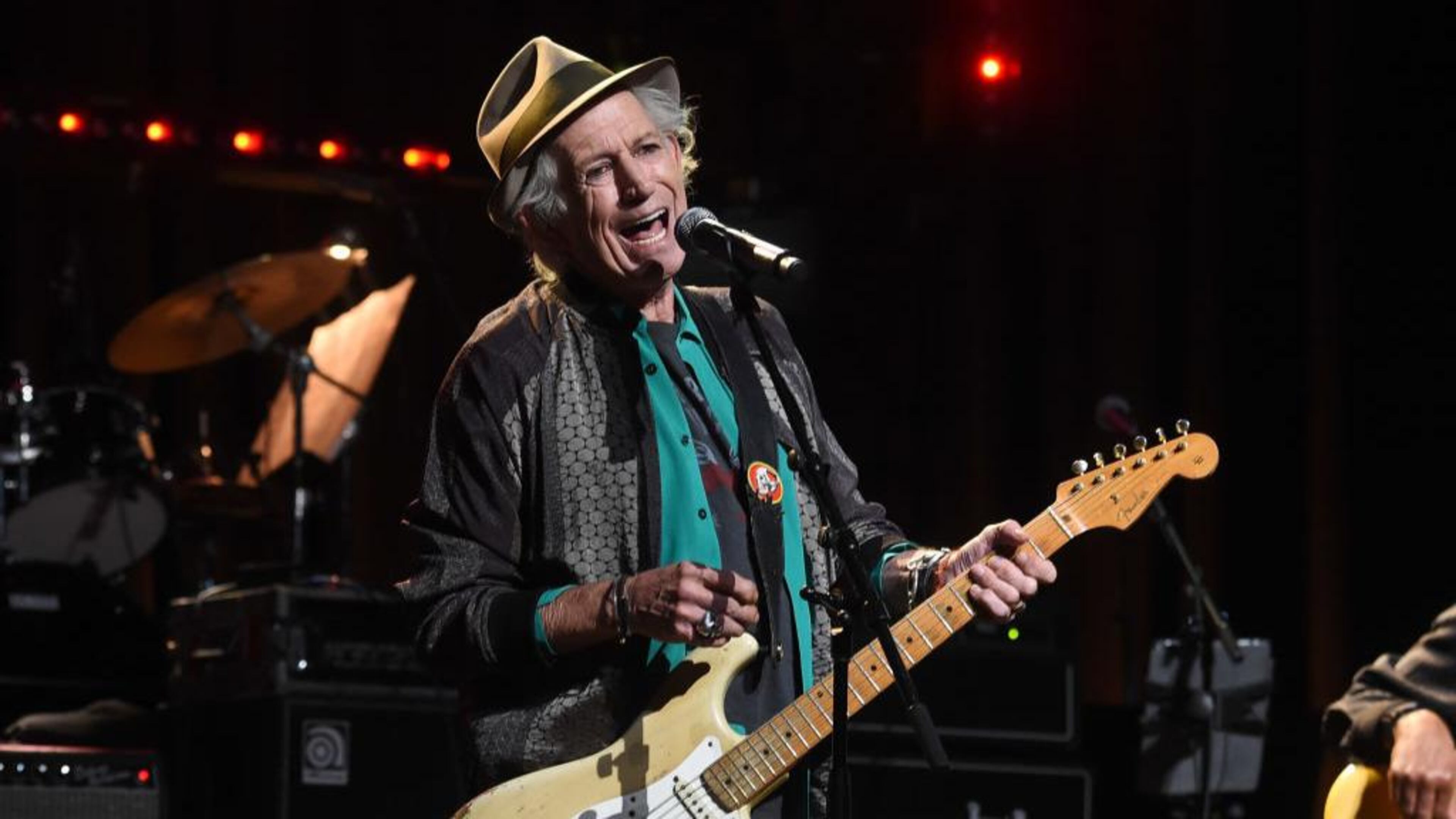 Keith Richards performs onstage at the Second Annual LOVE ROCKS NYC! A Benefit Concert for God's Love We Deliver at the Beacon Theatre on March 15, 2018 in New York City.