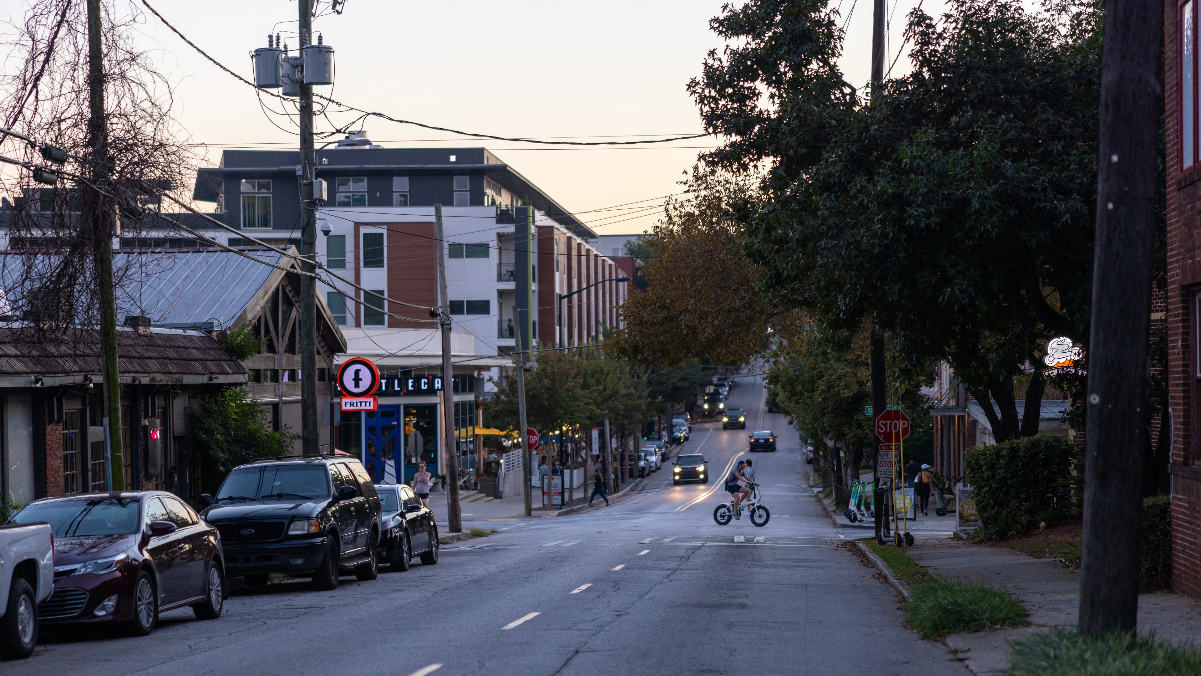 Shops and apartments at Inman Park on September 19, 2022