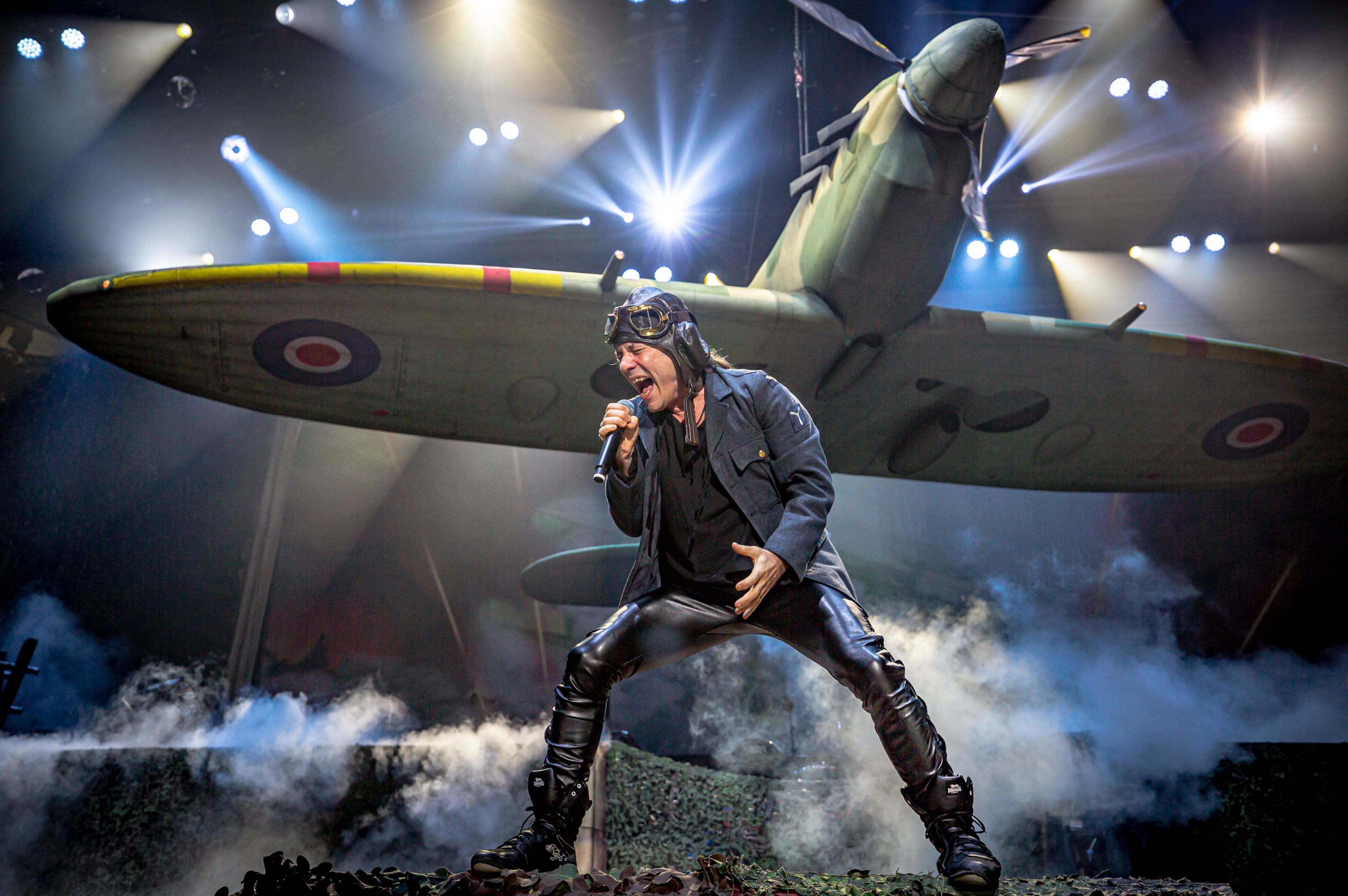 Iron Maiden packed Cellairis Amphitheatre at Lakewood on July 21, 2019, and played a 16-song, career-spanning setlist. Photo: Ryan Fleisher/Special to the AJC