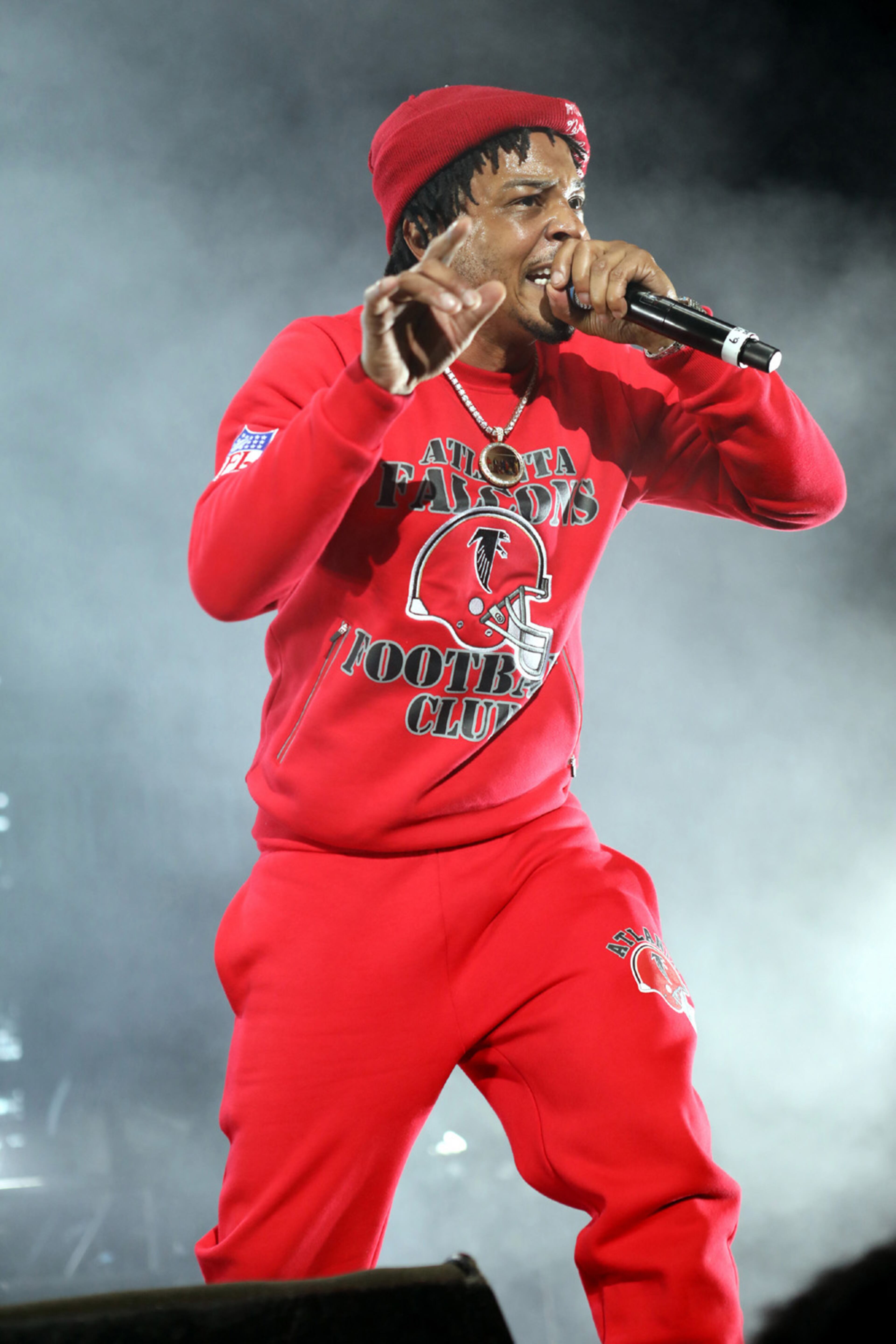 The Legendz of the Streetz Tour rocked sold-out State Farm Arena in Atlanta on Friday, April 1, 2022. The show featured hip-hop stars T.I. (above), Rick Ross, Jeezy, Trina, DJ Drama, Dav3D and D'Myke. (Photo: Robb Cohen for The Atlanta Journal-Constitution)