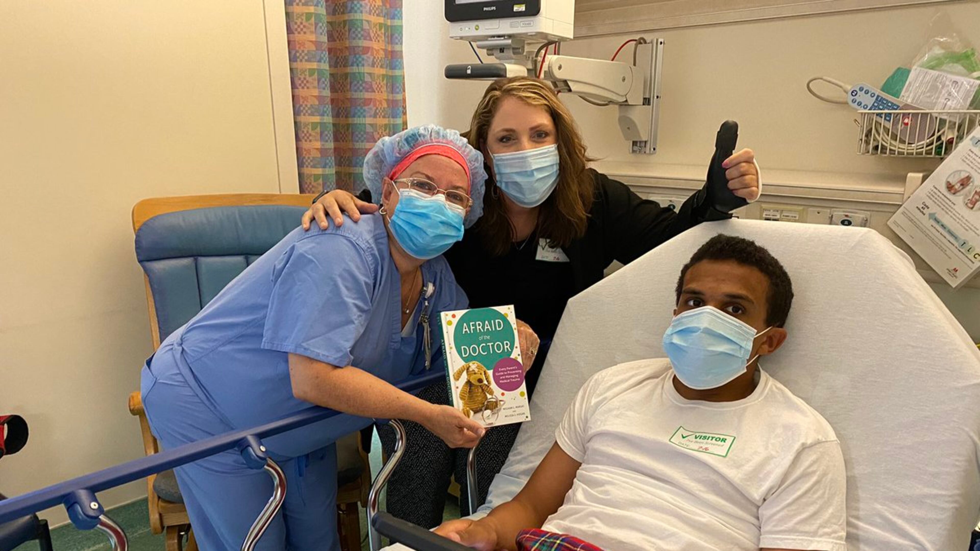 Real-life experiences led Dr. Meghan Marsac and Melissa Hogan to write the book, "Afraid of the Doctor" designed to help parents understand and manage medical trauma in children. Image courtesy of Dr. Meghan Marsac and Melissa Hogan.