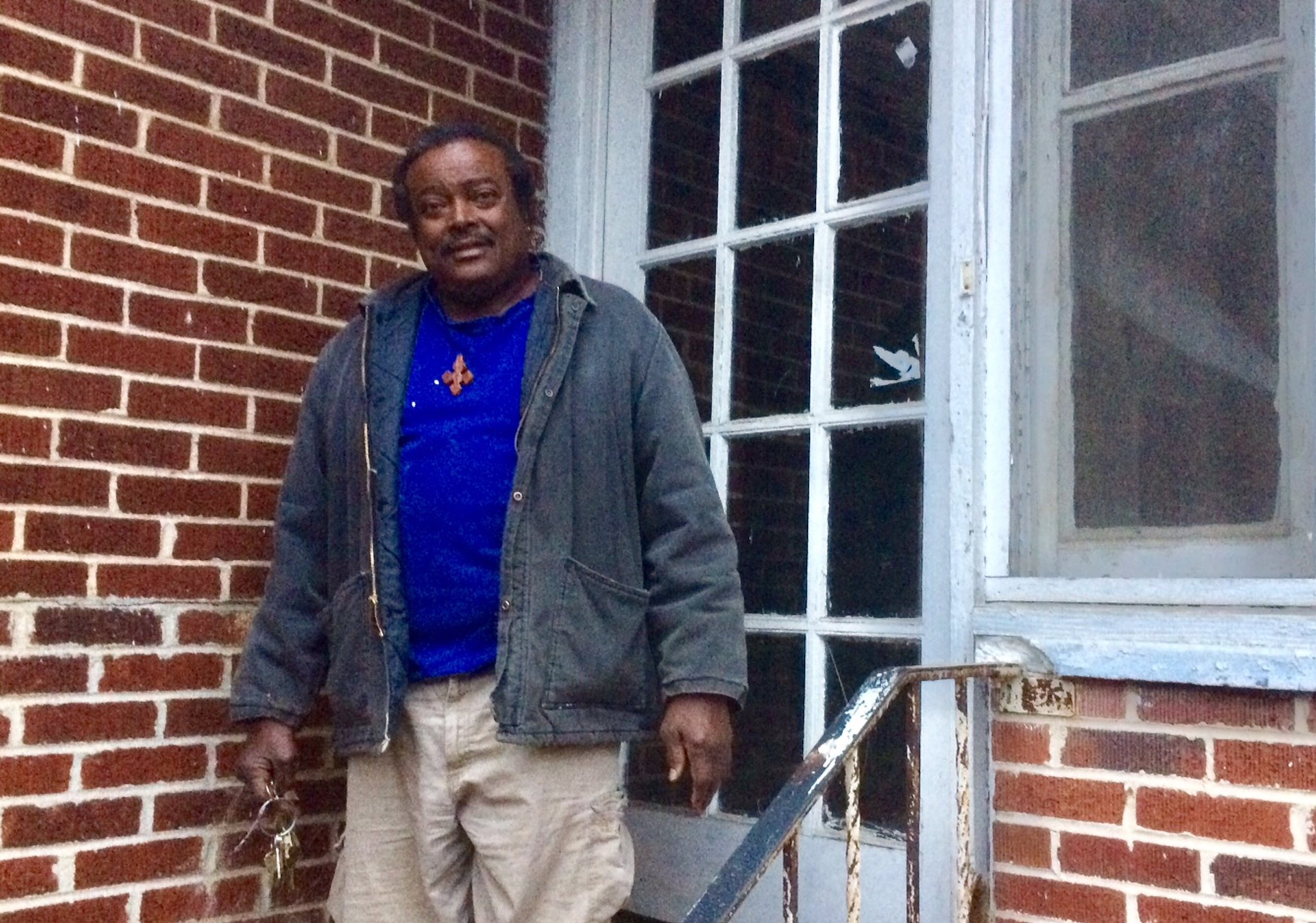Kenyon Lewis’ parents moved to Reynoldstown in the 1950s when the neighborhood was still white. The semi-retired carpenter wants to stay. (Photo by Bill Torpy)