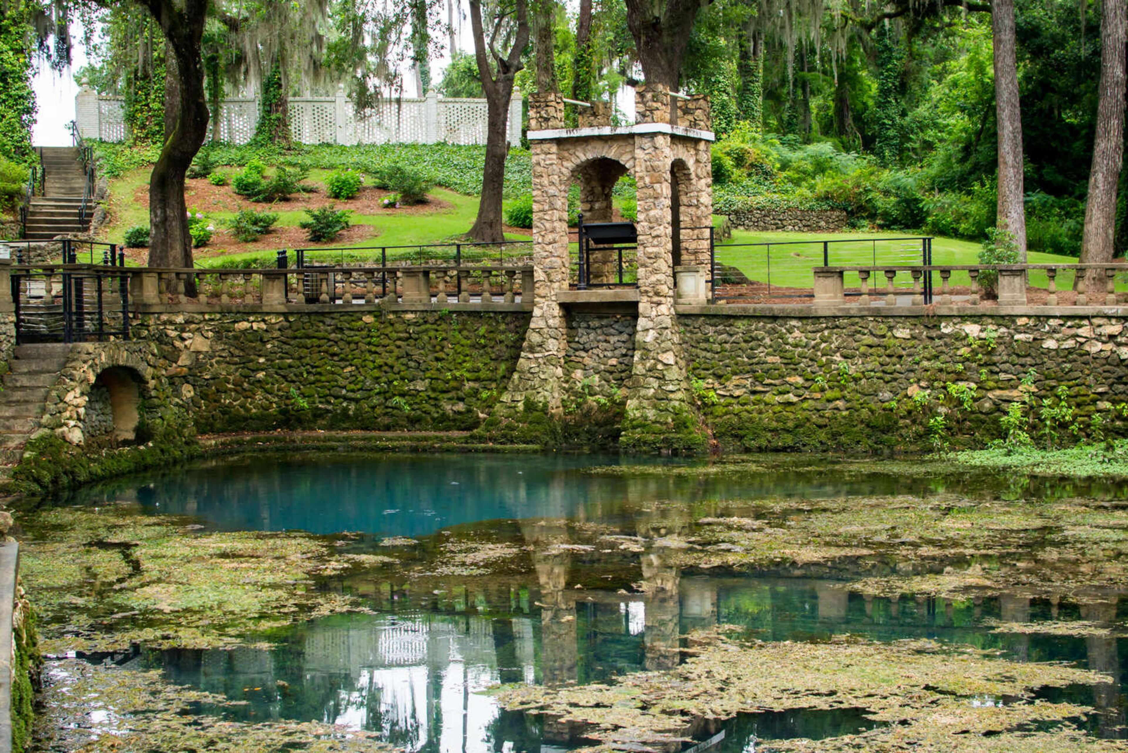 The park features a restored terrace, sidewalks, a casino garden and gazebos. (Handout photo)