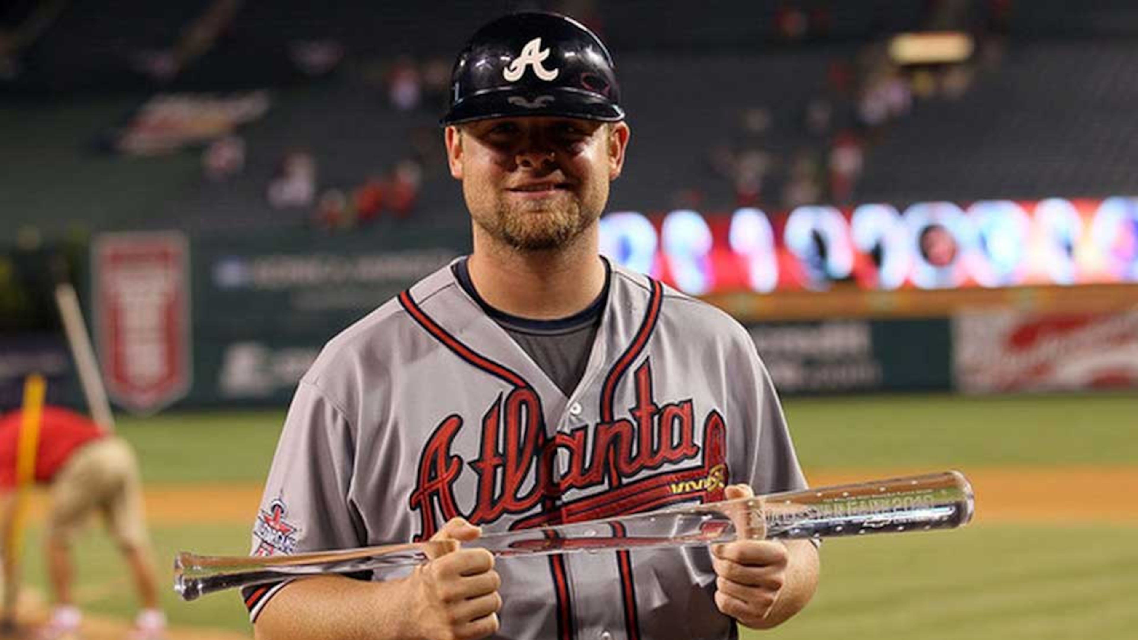 Former Braves catcher Brian McCann was named MVP of the 2010 MLB All-Star Game.
