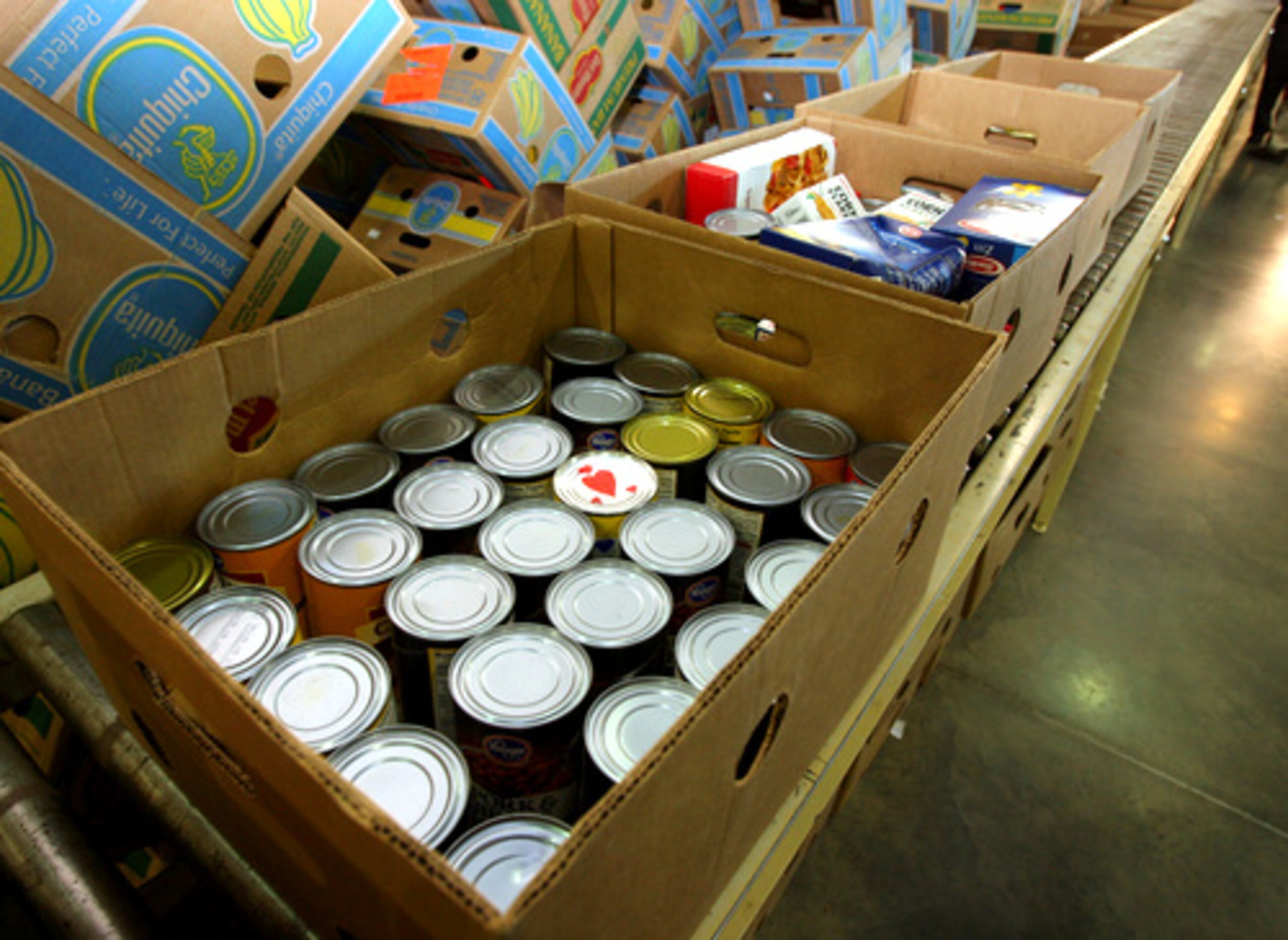Amira's corn reaches the food bank.