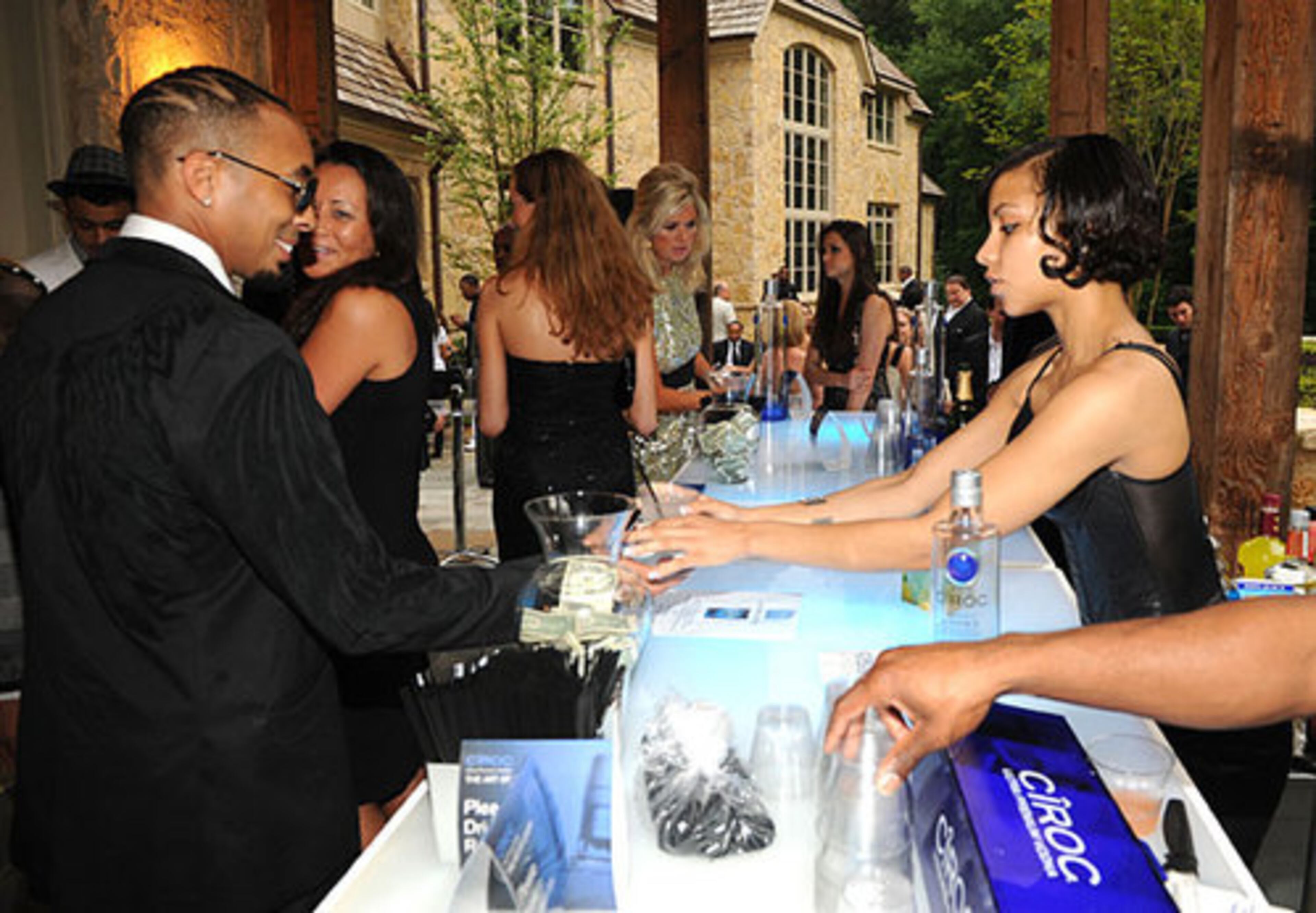 A little Ciroc to smooth along the foundation's fund-raising efforts.