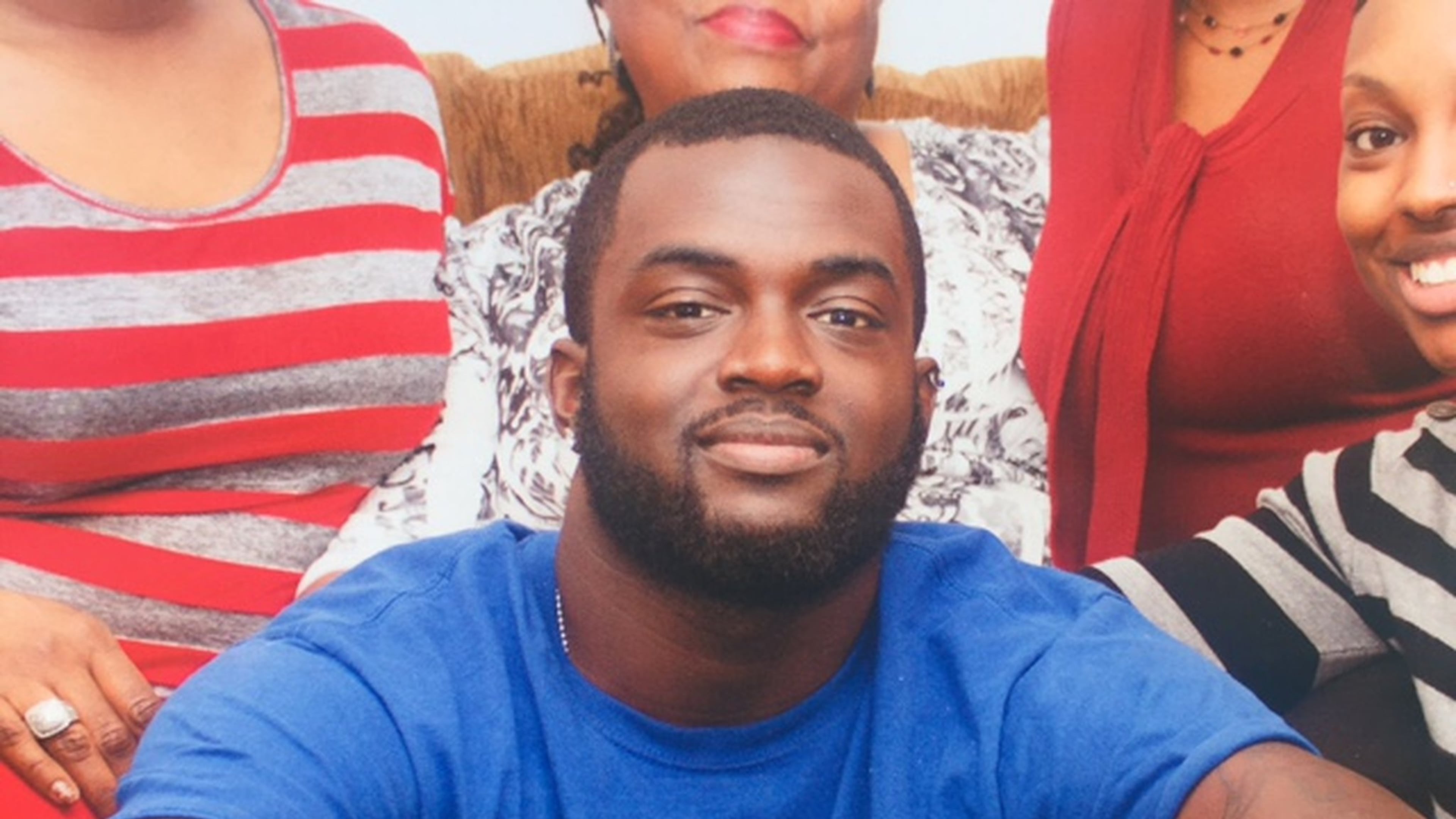 Andre Slocum, 25, was shot six times and killed while at work Tuesday morning. Slocum, a newlywed, had a son and was expecting a second child, his family said.