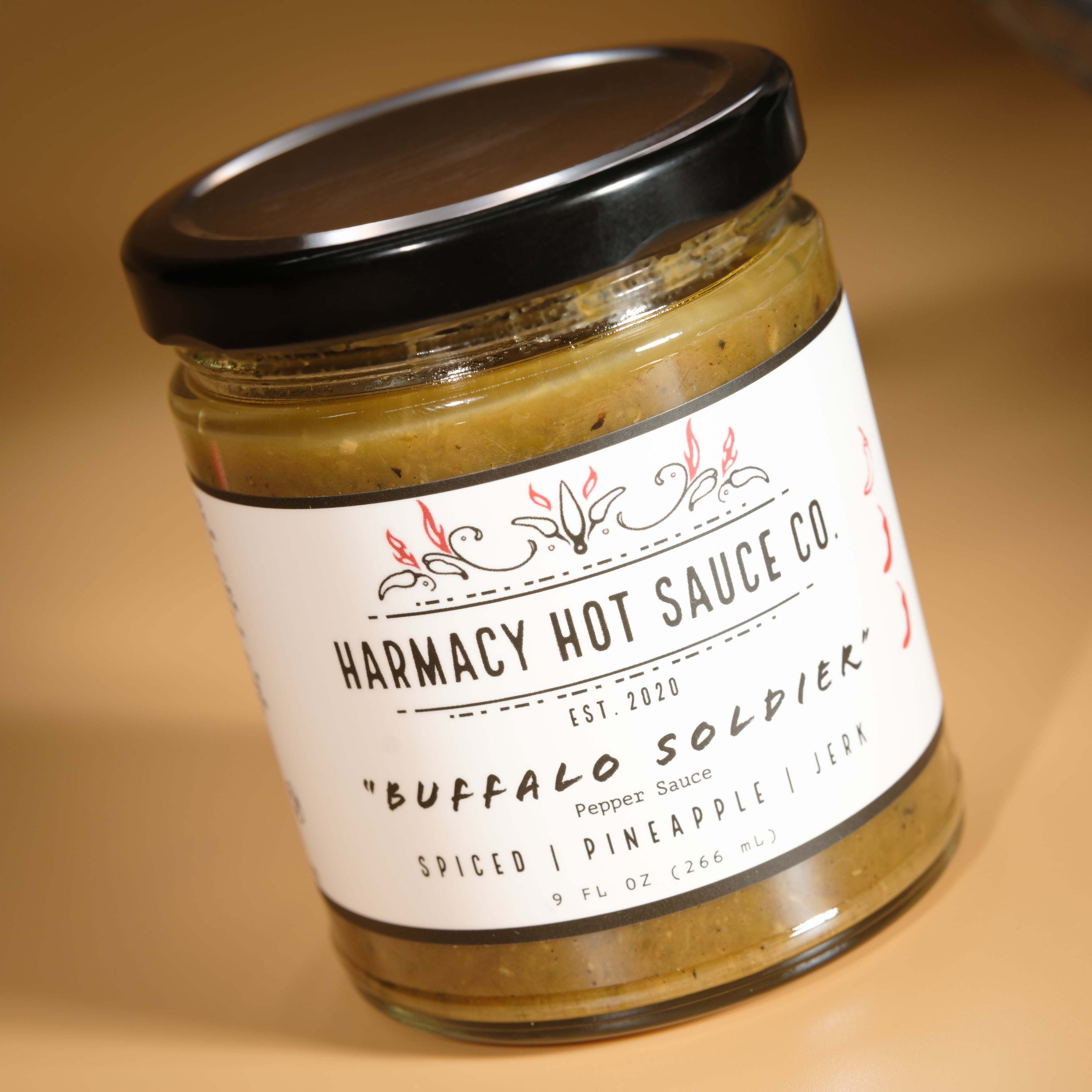 Grilled pineapple jerk hot sauce from Harmacy Hot Sauce. (Adam York/Courtesy of Harmacy Hot Sauce)