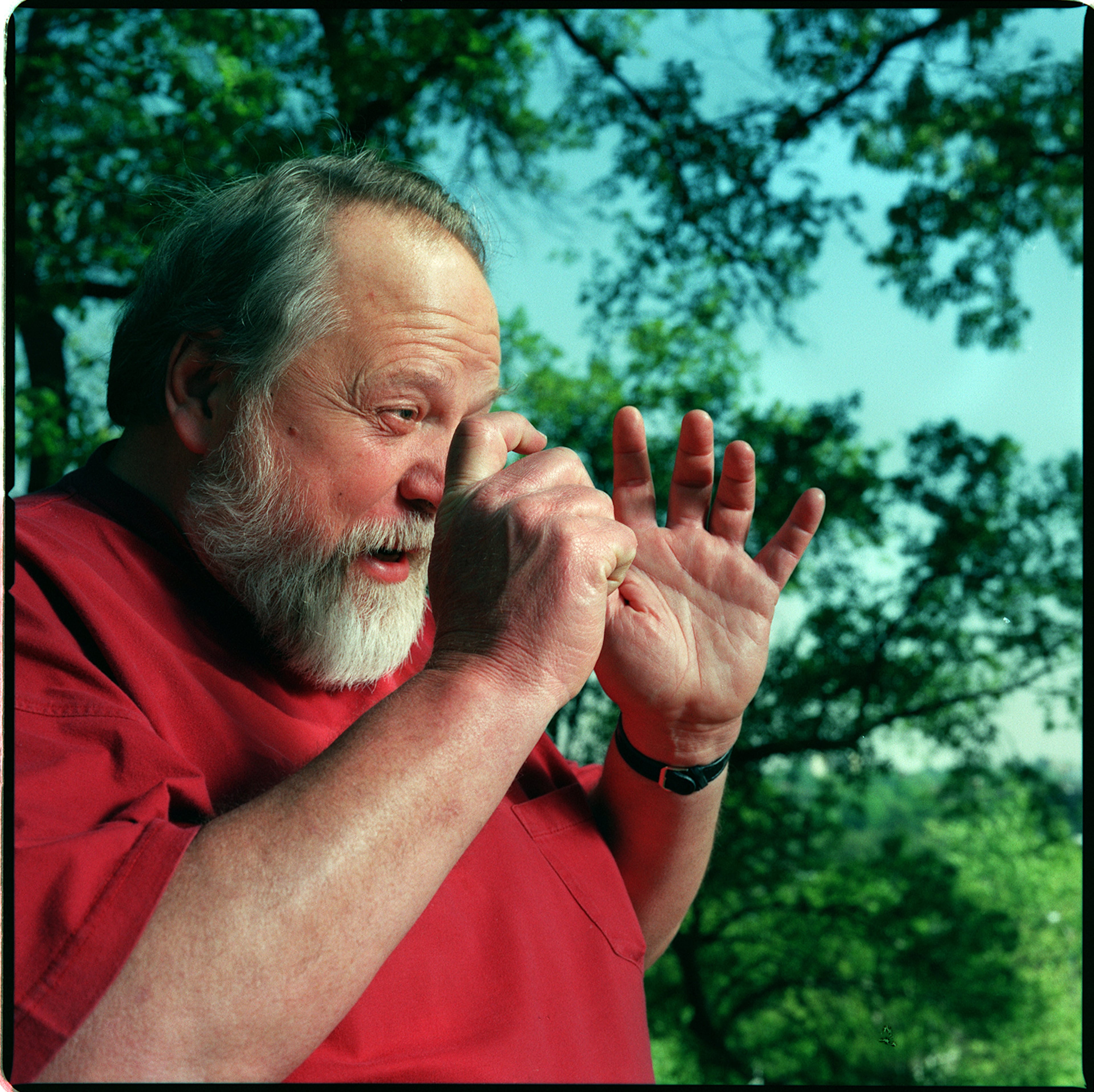 Alex Cooley on one of the sites of the 2004 Music Midtown. (LOUIE FAVORITE/ AJC STAFF)
