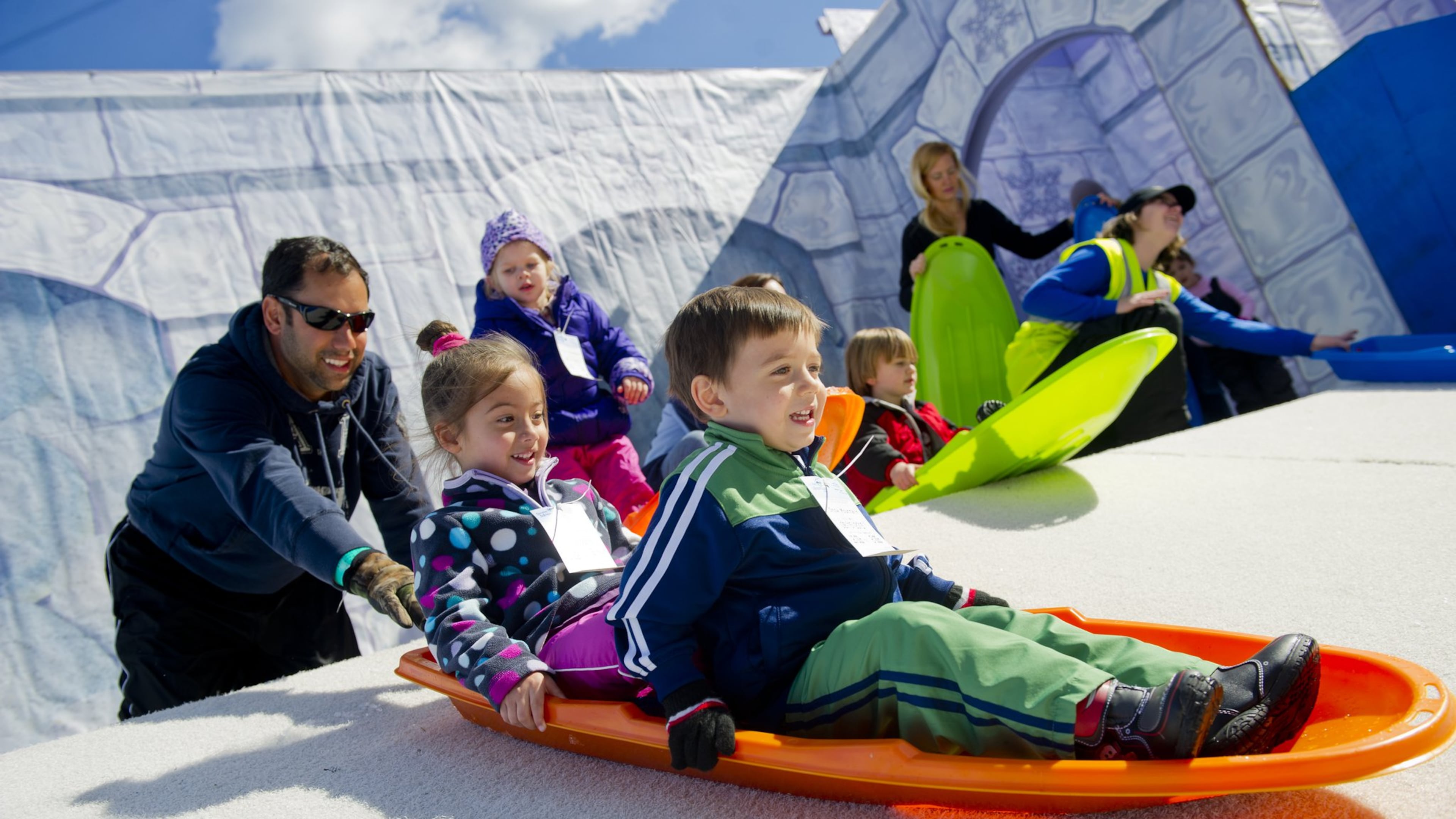 Snow Mountain at Stone Mountain Park offers tubing for all ages, snowball fights and more. CONTRIBUTED BY STONE MOUNTAIN PARK