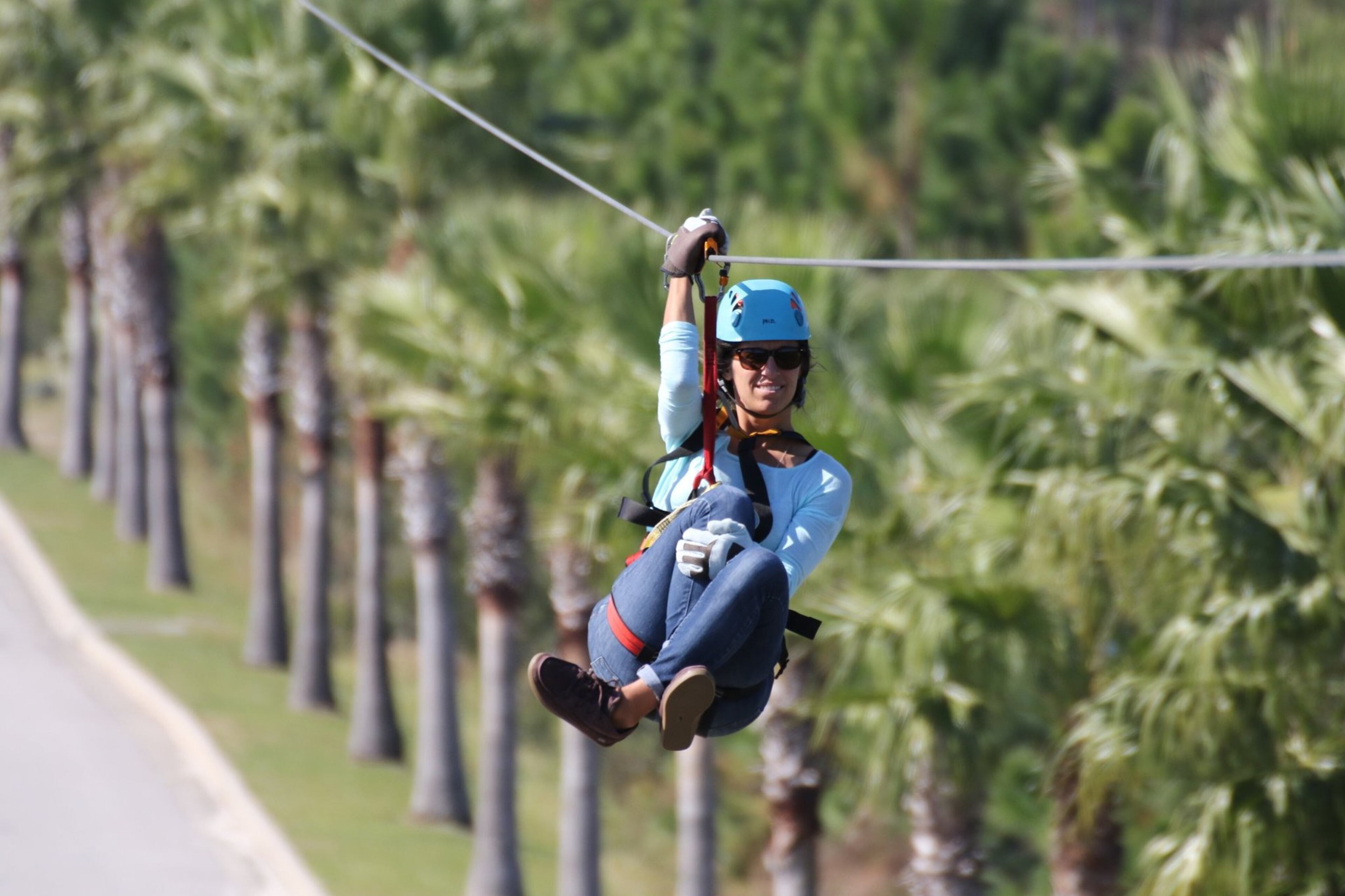 Spend more than two hours in the air at Gulf Adventure Center’s new Hummingbird Ziplines in Orange Beach, Ala. CONTRIBUTED BY GULF ADVENTURE CENTER AT THE WHARF