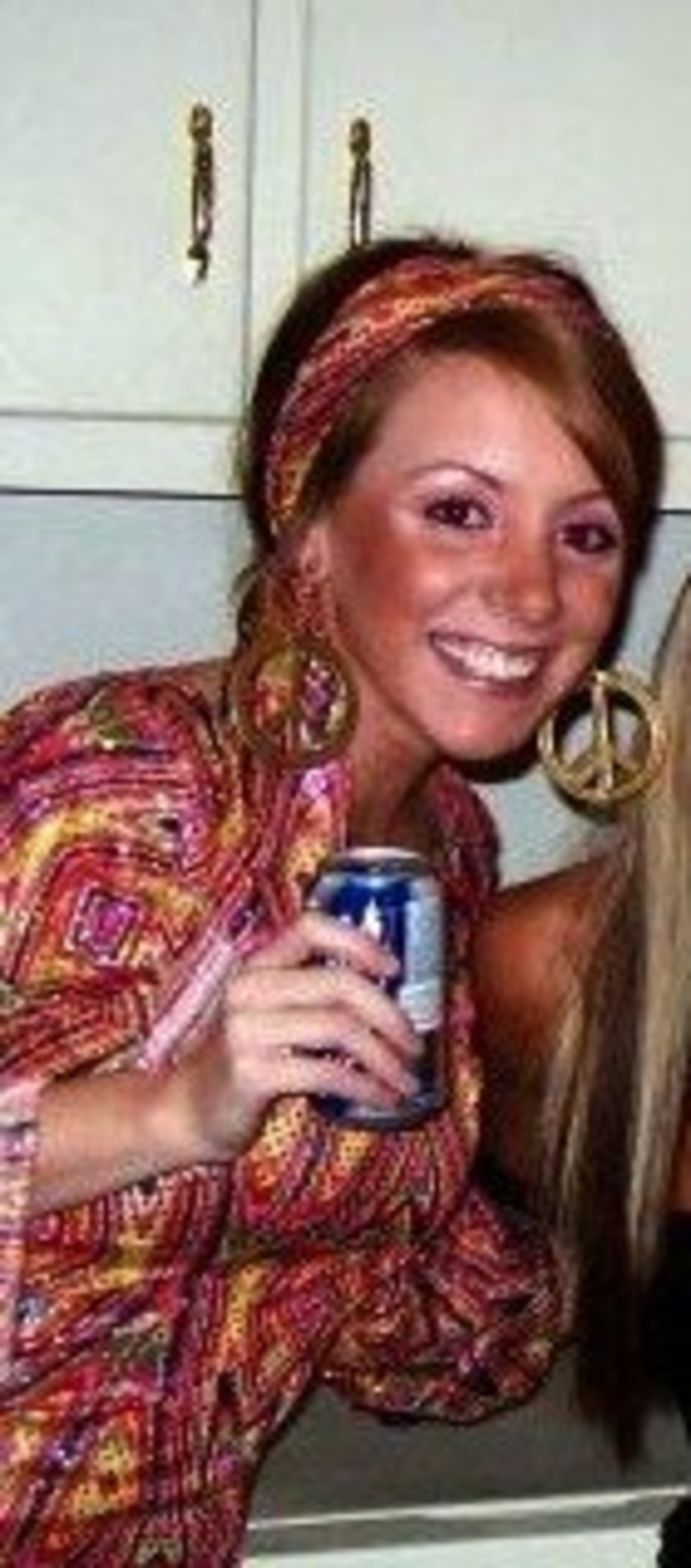 Jaclyn Perkins in her retro Halloween costume. Hottest redhead around!