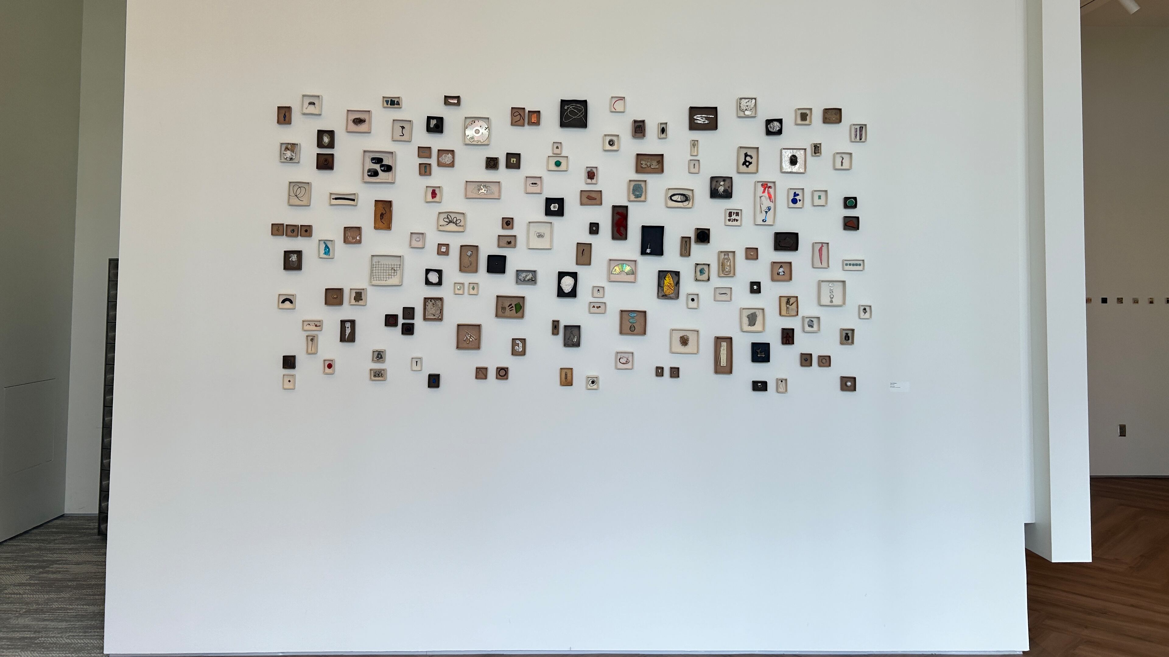 Susie Winton, from "Left Behind" series, installation view. Part of the exhibit "Findings" at Gallery 100 in downtown Atlanta through Aug. 29.