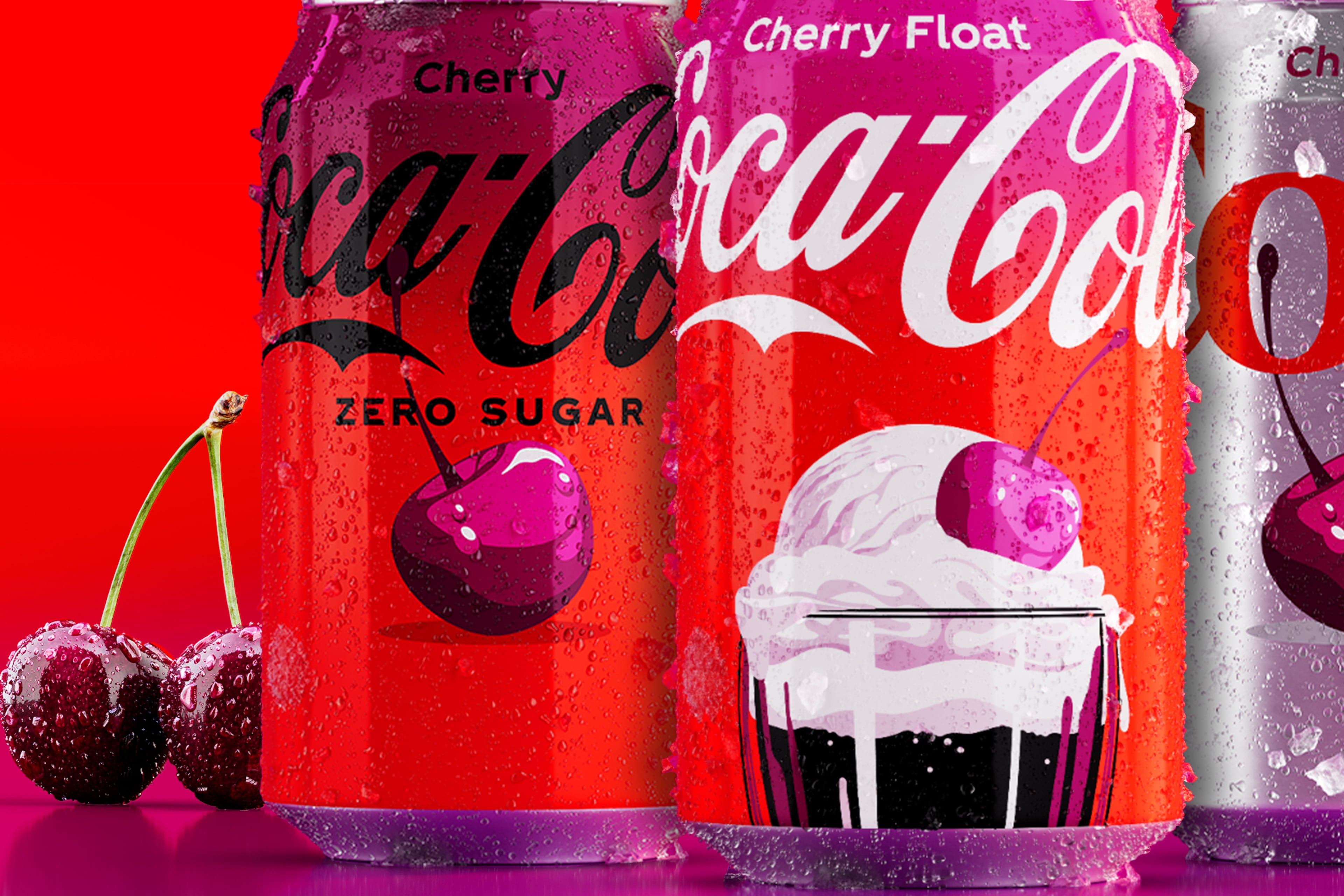 Coca-Cola is boosting its portfolio of cherry-flavored sodas, the company said this week. (Courtesy of Coca-Cola)