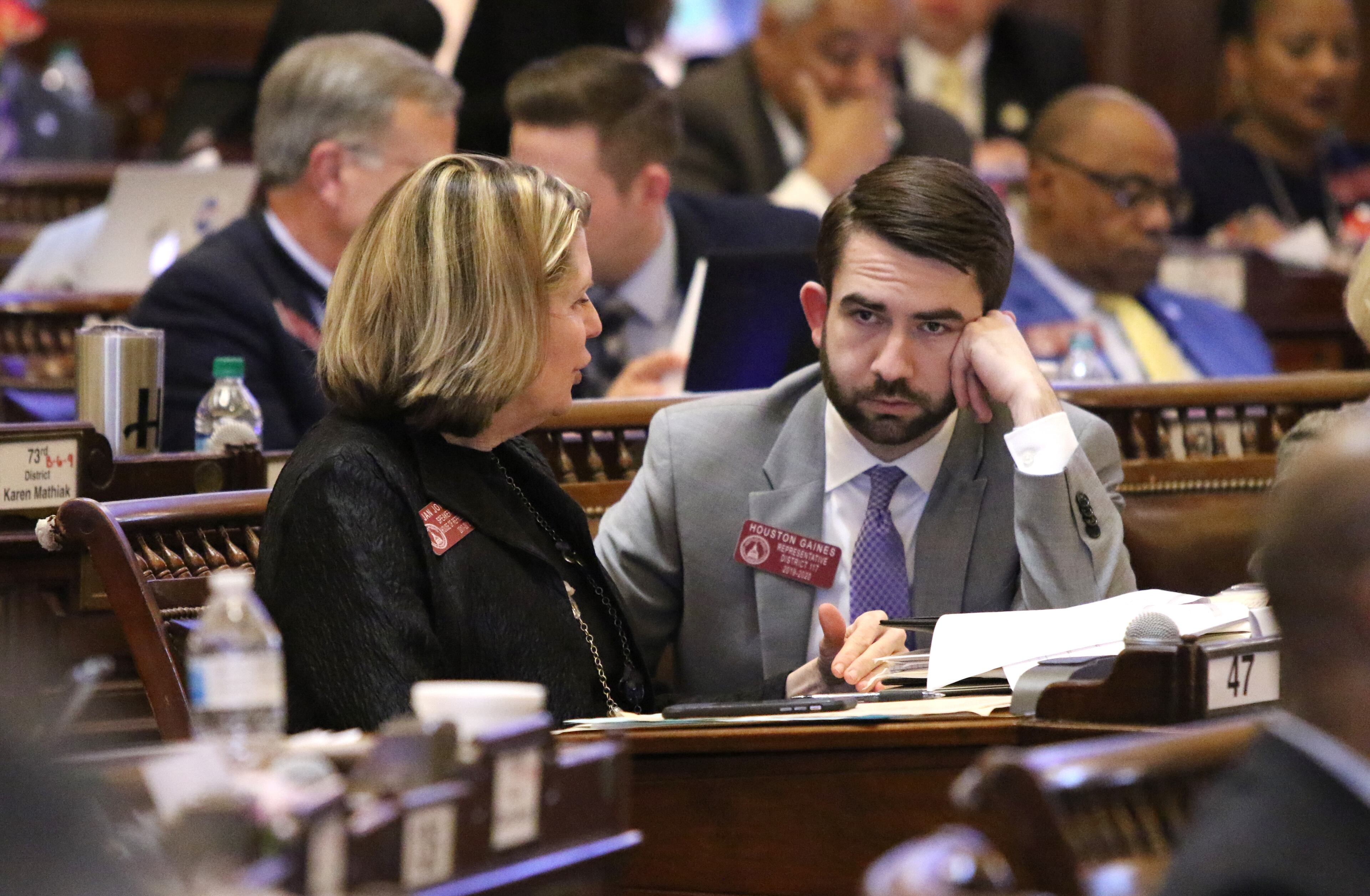 3/7/19 - Atlanta - Houston Gaines, representative of district 117, at the Georgia State Capitol in Atlanta, Georgia on Thursday, March 7, 2019. EMILY HANEY / emily.haney@ajc.com