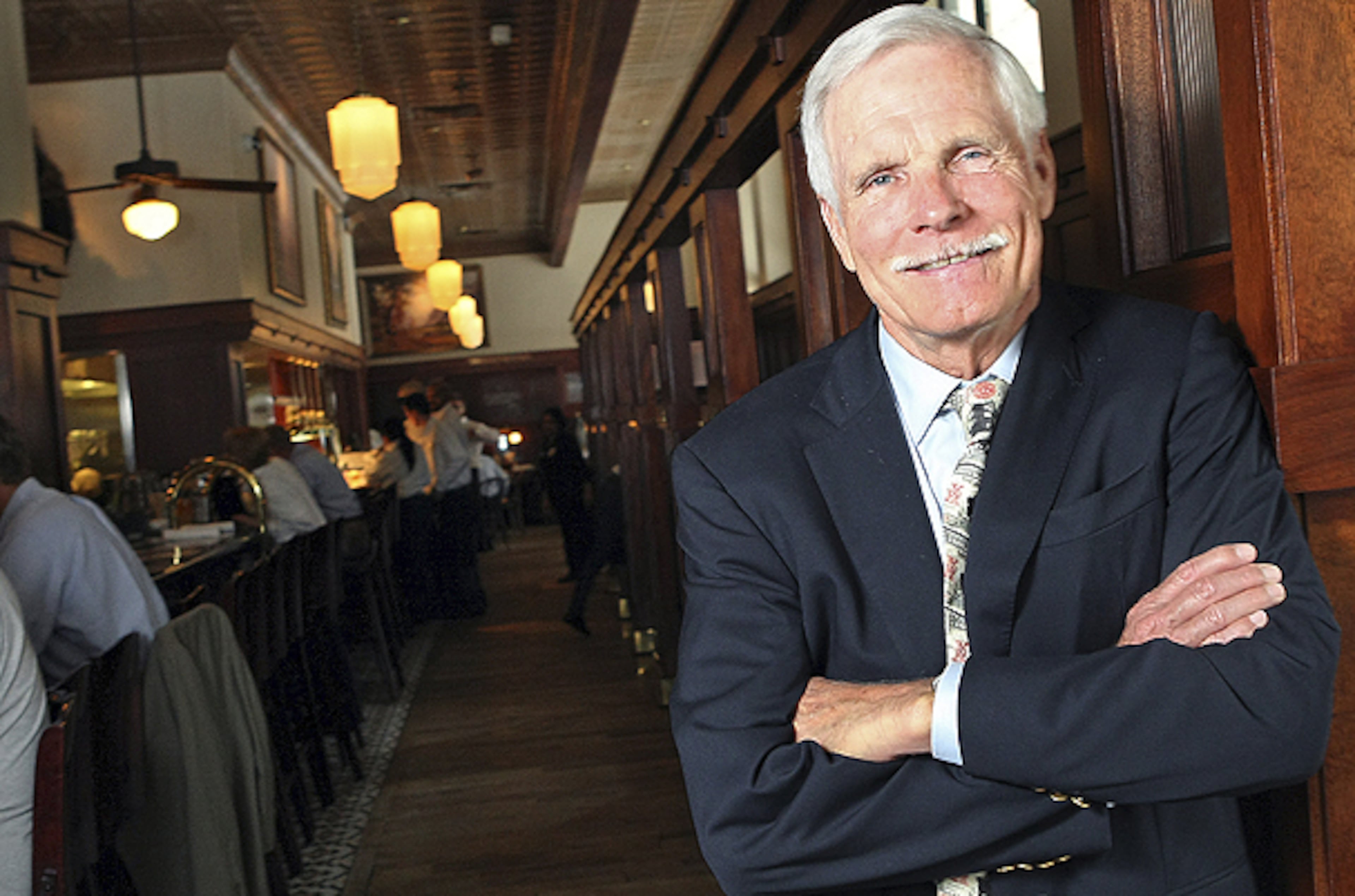 In 2002, Ted Turner co-founded the Ted's Montana Grill chain with restauranteur George McKerrow Jr., with a menu that promotes bison burgers and other bison dishes. (AJC file)
