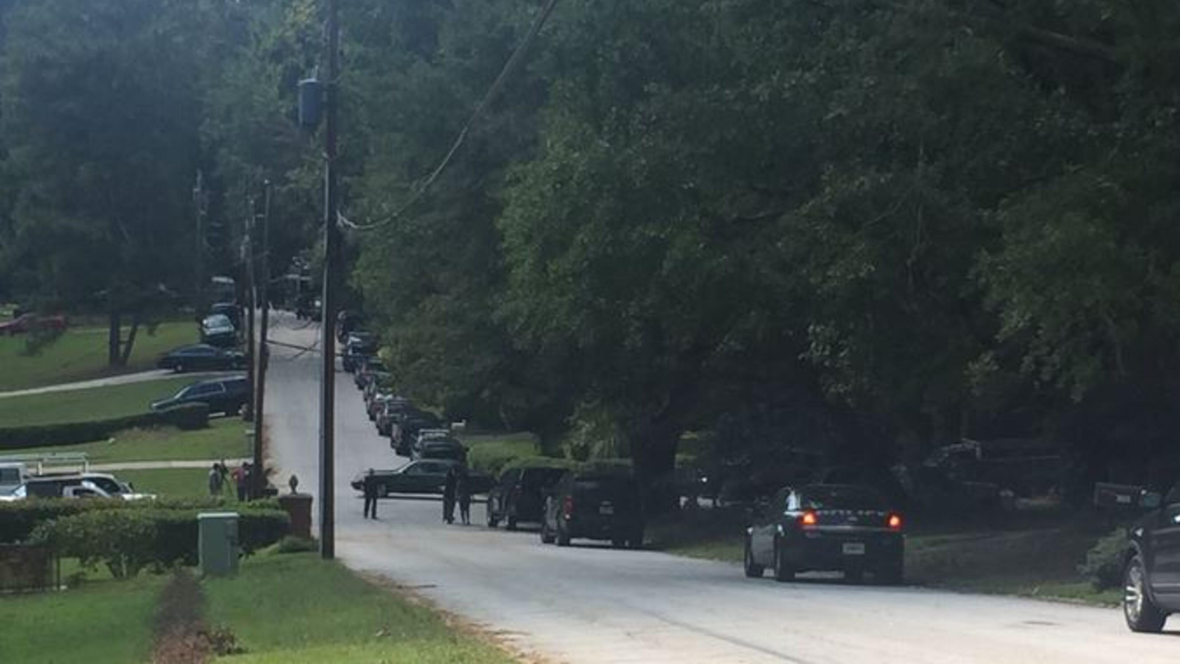 The hostage situation in DeKalb County ended after several hours. (Credit: Channel 2 Action News)