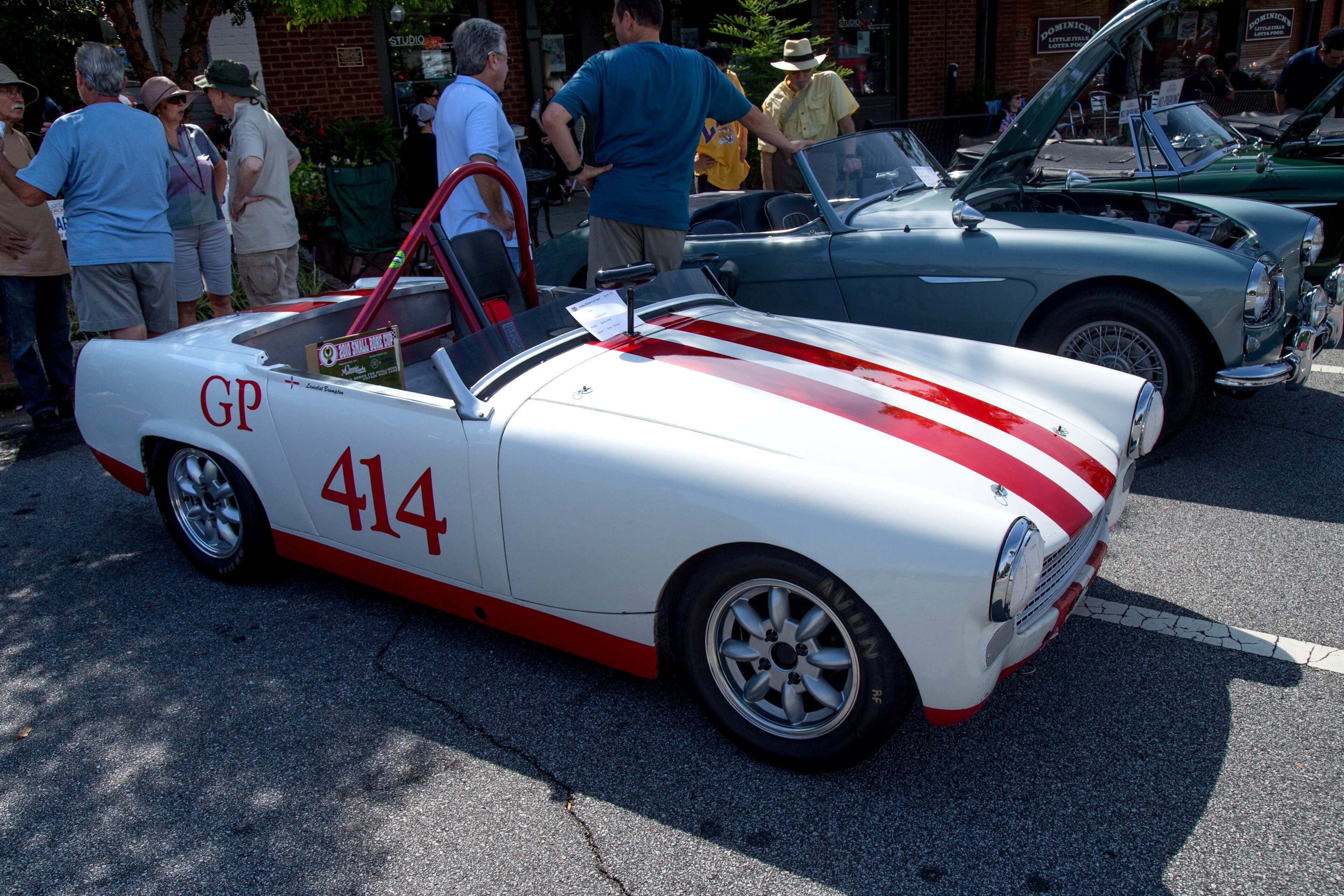 A 1964 Austin Healey Sprite MKIII was one of the vehicles on display at the 8th annual Atlanta British Car Fayre in downtown Norcross on Saturday, Sept. 8 2018. (Photo: STEVE SCHAEFER / SPECIAL TO THE AJC)