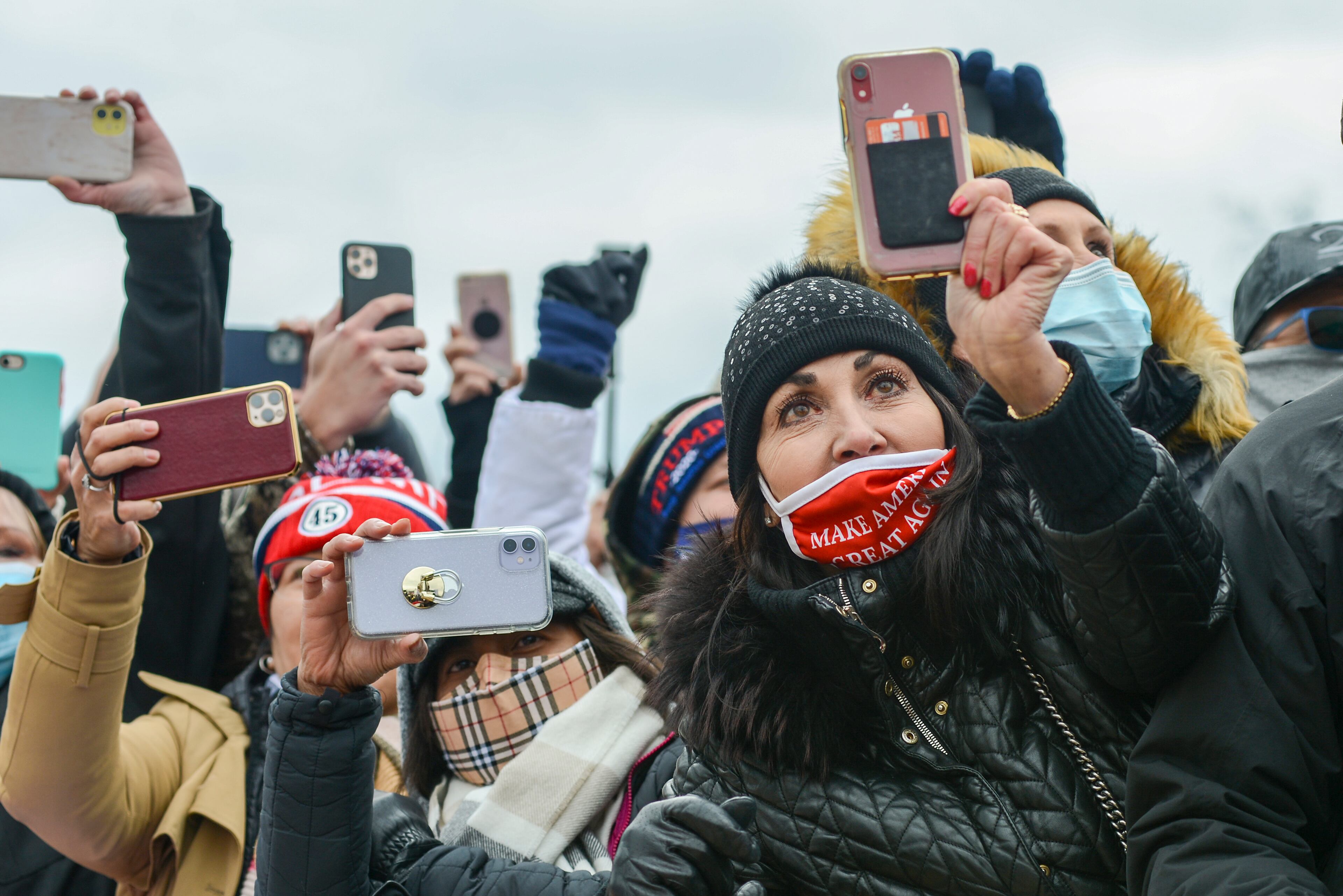 Supporters of President Donald Trump gather near the Washington Monument in Washington on Wednesday, Jan. 6, 2021, for a rally protesting the presidential election results. The House and Senate began a lengthy debate on Wednesday over President-elect Joe Biden’s victory as Republicans lodged their first objection to accepting the election results. (Kenny Holston/The New York Times)