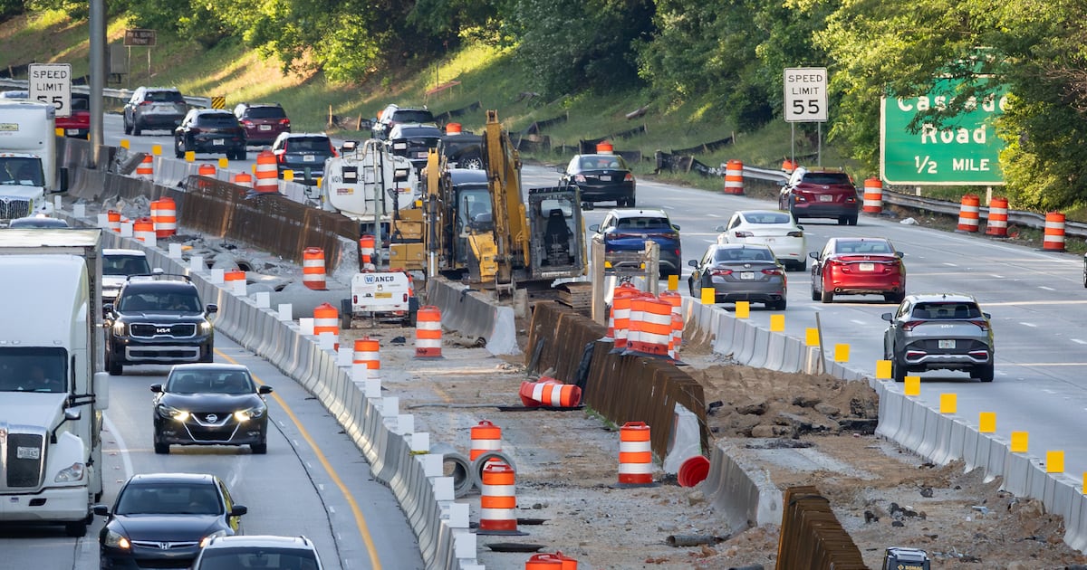 Delays with weekend interstate construction can impact Monday commuters