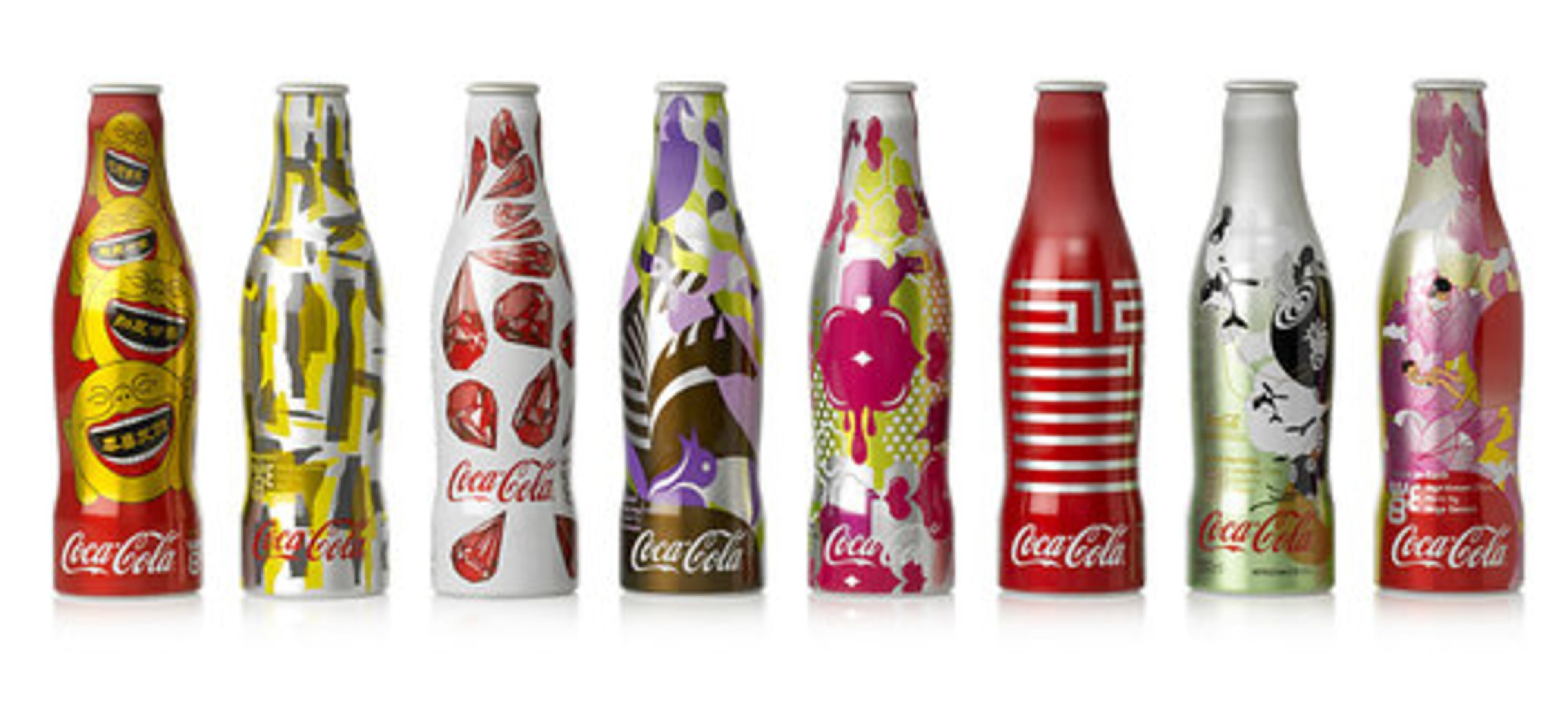 As part of a West meets East campaign dubbed "WE8," Coke commissioned Chinese artists to create a set of eight limited edition aluminum bottles. Western deejays then created music inspired by one of the bottle designs.