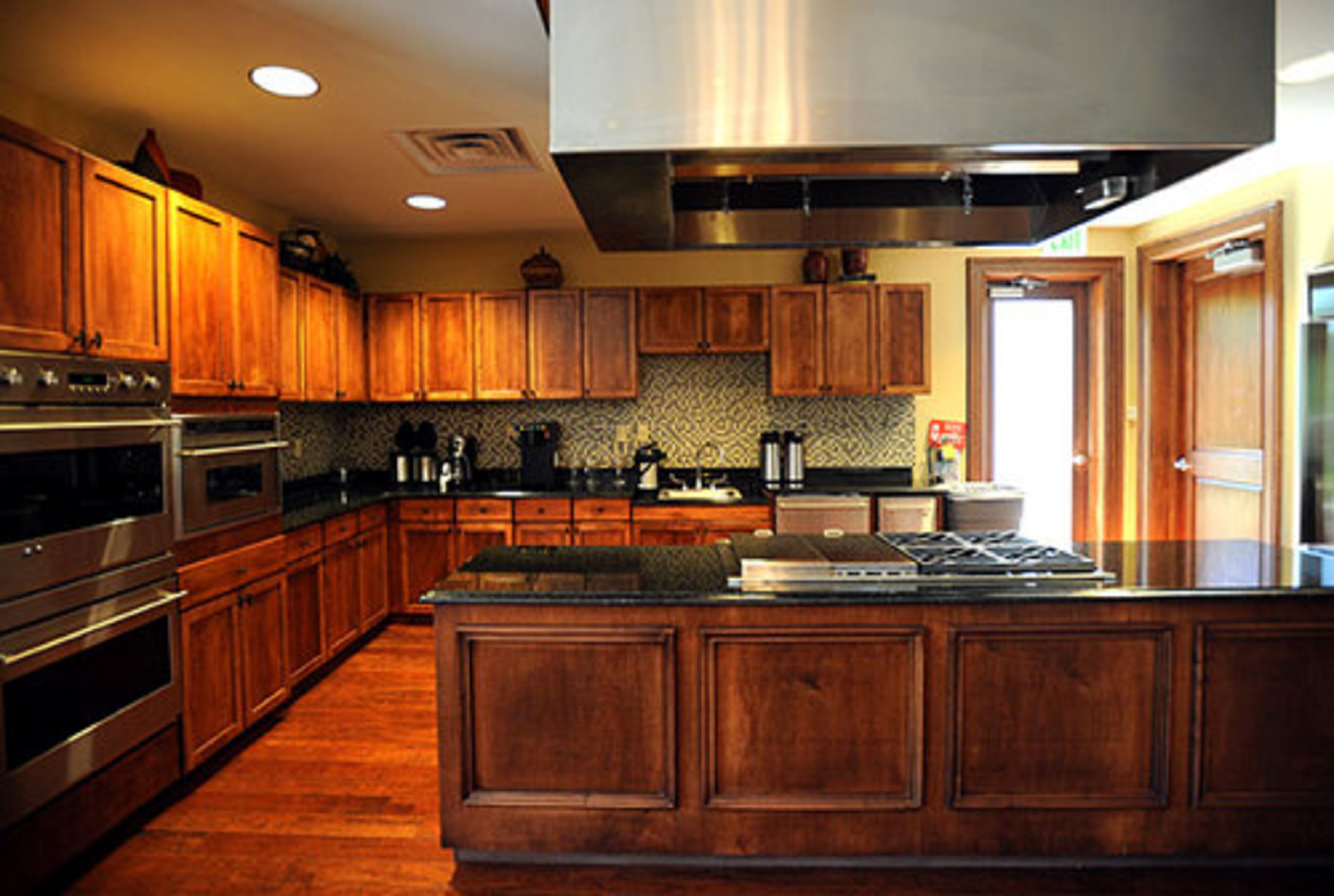 The Village has been nominated for a top design award by the National Association of Home Builders' 50+ Council. This is the kitchen at the amenities center.