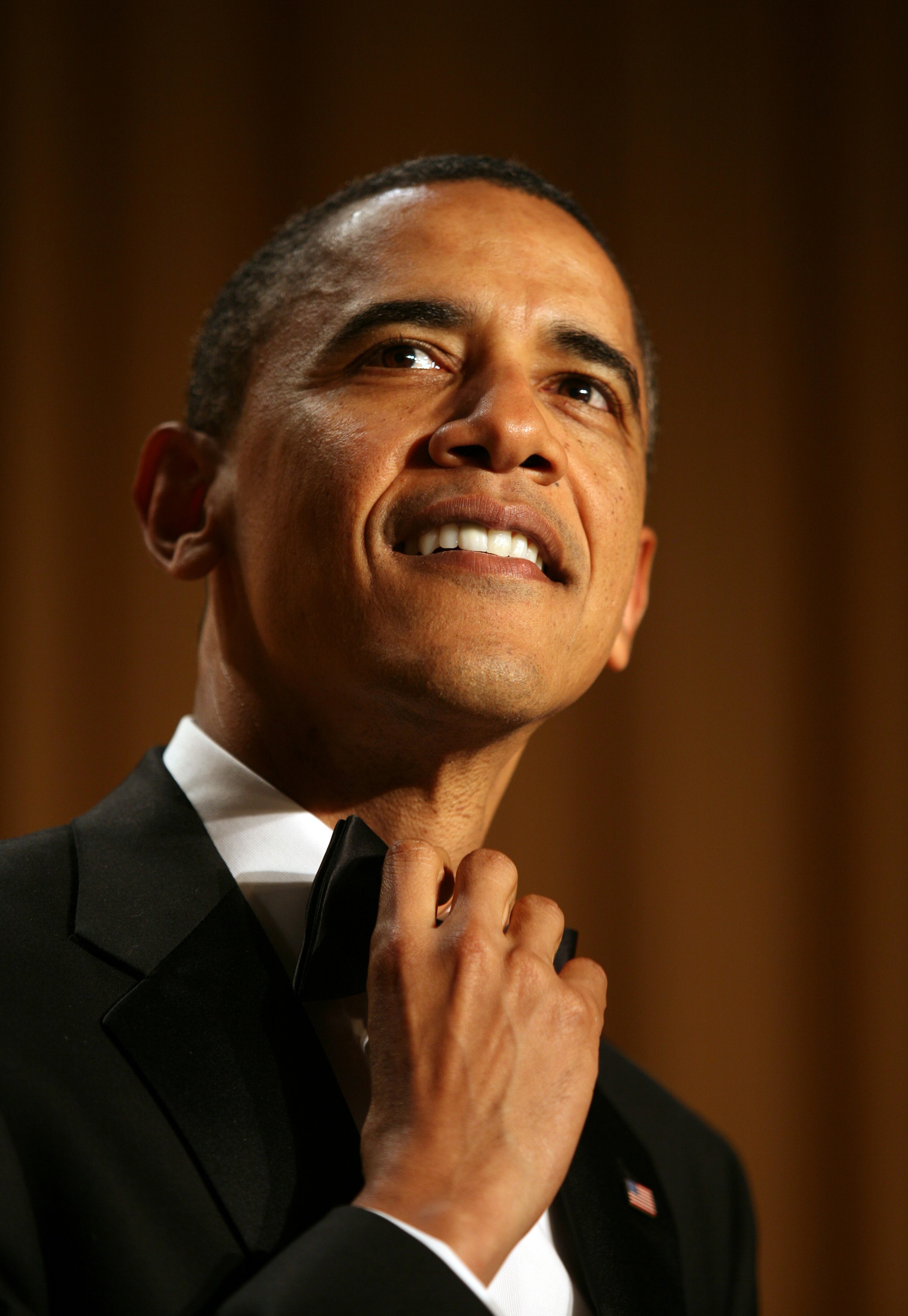 US President Barack Obama speaks at the annual White House Correspondent's Association Gala at the Washington Hilton hotel April 30, 2011 in Washington, DC. (Photo by Martin H. Simon-Pool/Getty Images)